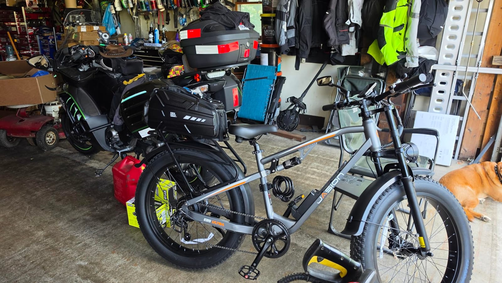 Jasion EB5 Ultra Electric Bike for Adults 2500W Peak Motor, 1040Wh Battery | 52V 20Ah Removable Battery, 26