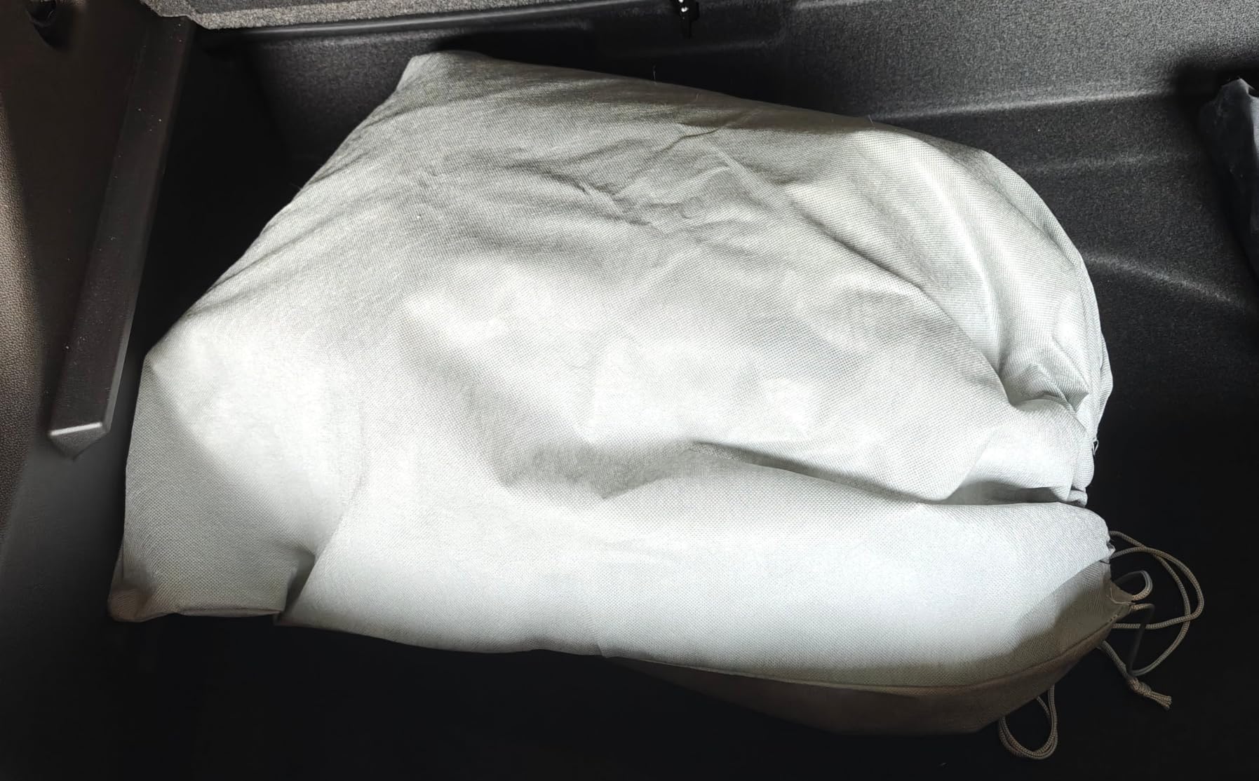 Rubbermaid 10-Layer Waterproof Car Cover- All Weather Full Exterior Vehicle Cover with Driver Door Zipper, Windproof Straps, UV & Snow Protection, Universal Fit (See Size Chart Before Purchase) customer photo 2