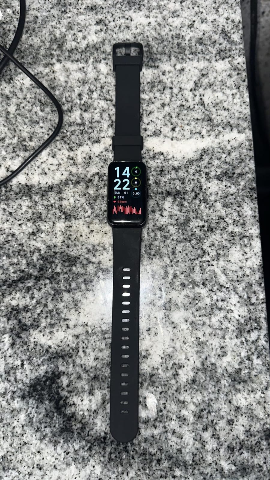 Fitness Trackers, Heart Rate Blood Oxygen Sleep Monitor, 1.47'' OLED Display customer photo 1