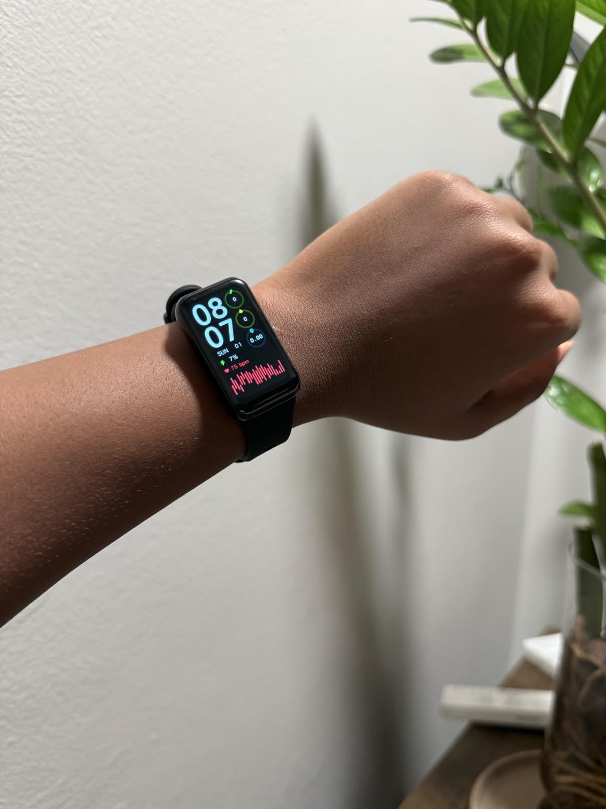 Fitness Trackers, Heart Rate Blood Oxygen Sleep Monitor, 1.47'' OLED Display customer photo 2