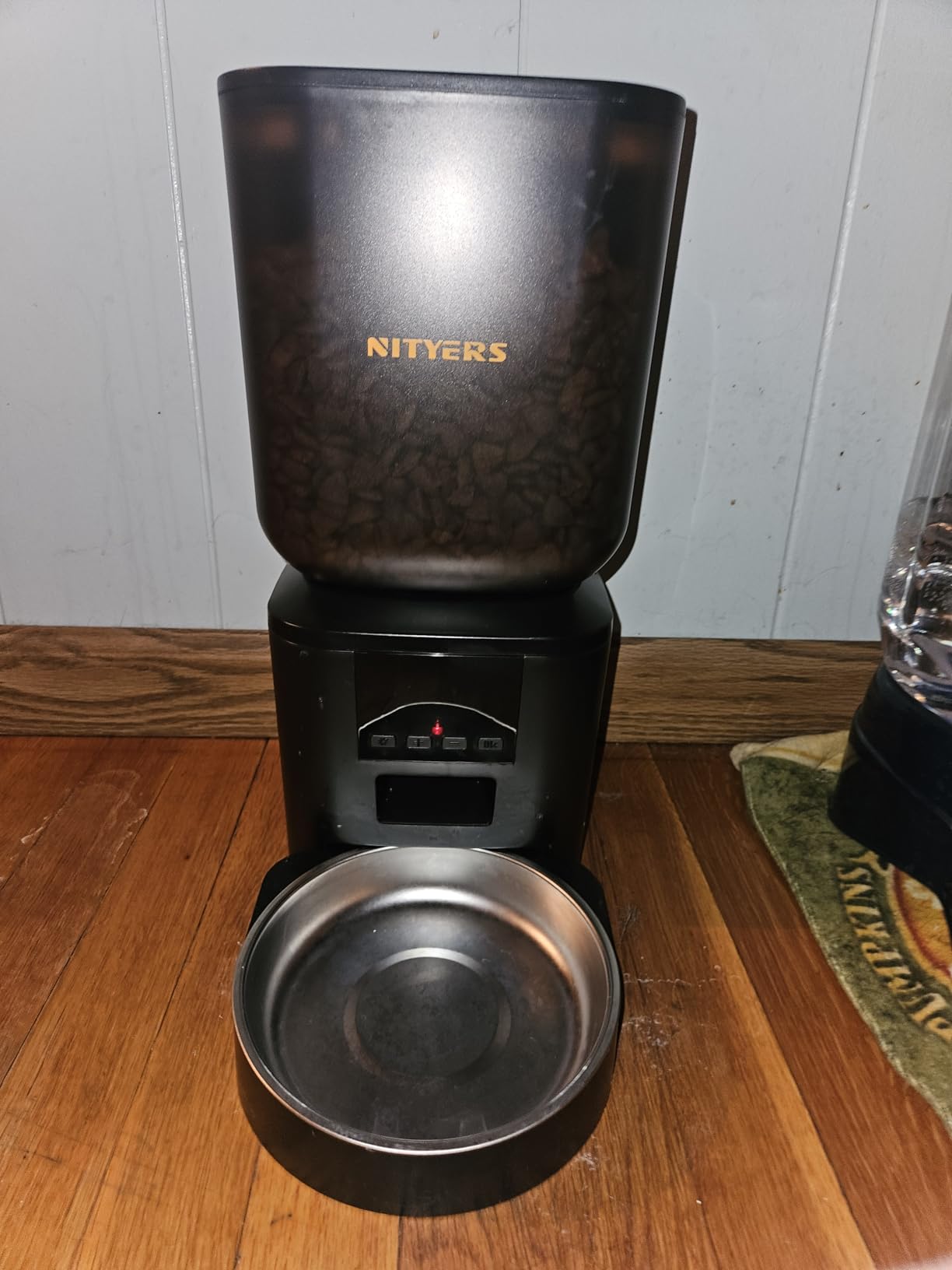 Automatic Dog Feeder - 8L/34 Cups Large Capacity Automatic Cat Food Dispenser with LCD Screen, Large Food Tray, Battery Operated, Timed Cat Feeder, Up to 50 Portions 6 Meals Per Day, Keeps Fresh customer photo 1