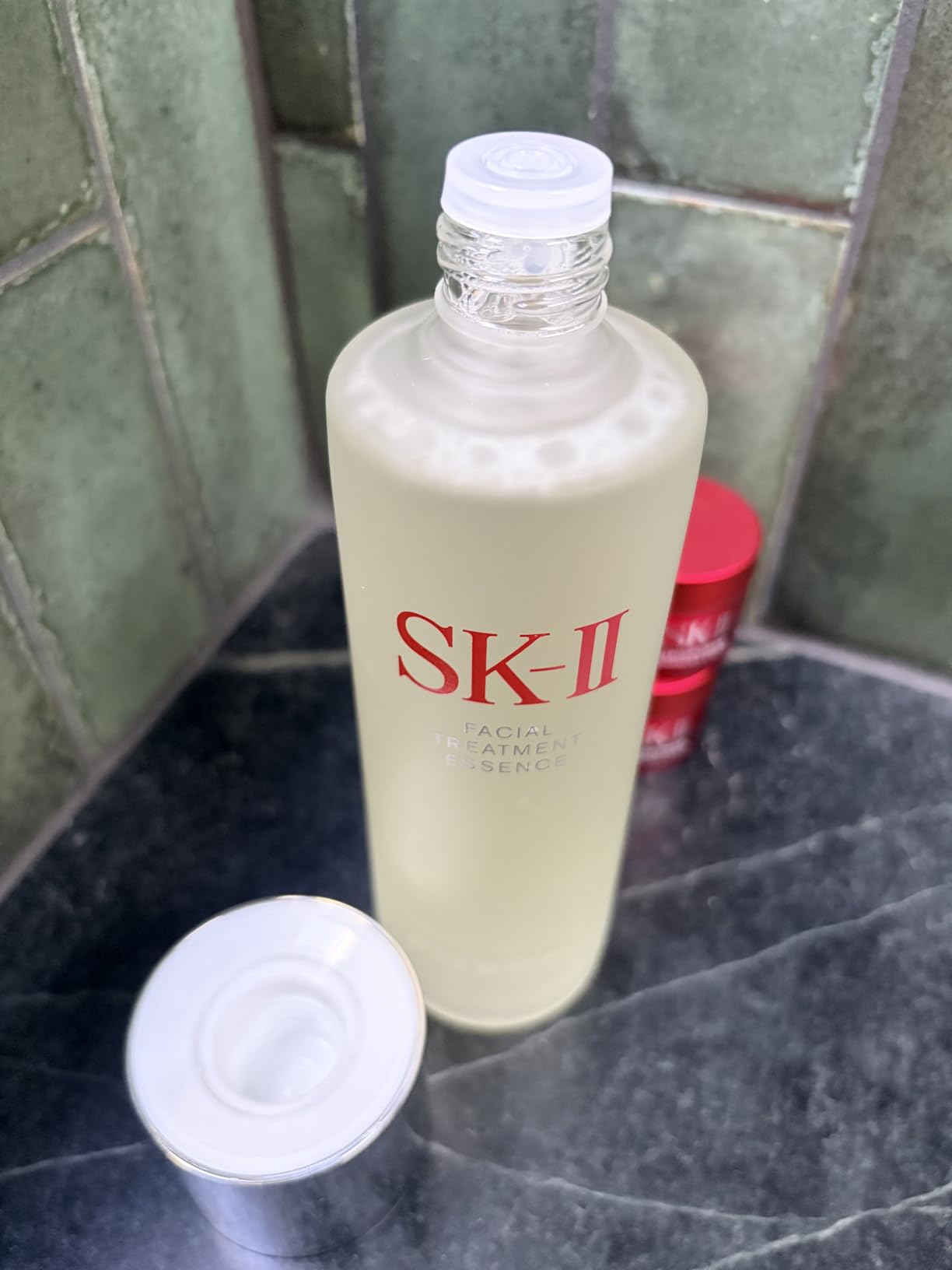 SK-II Timeless Beauty Skin Care Set - Limited-Edition Anti-Aging Skincare Kit with Full-Size Facial Treatment Essence (7.7 oz) + 2 Mini Advanced Creams (0.5 oz) - Japanese Skin Care Travel & Gift Set customer photo 2