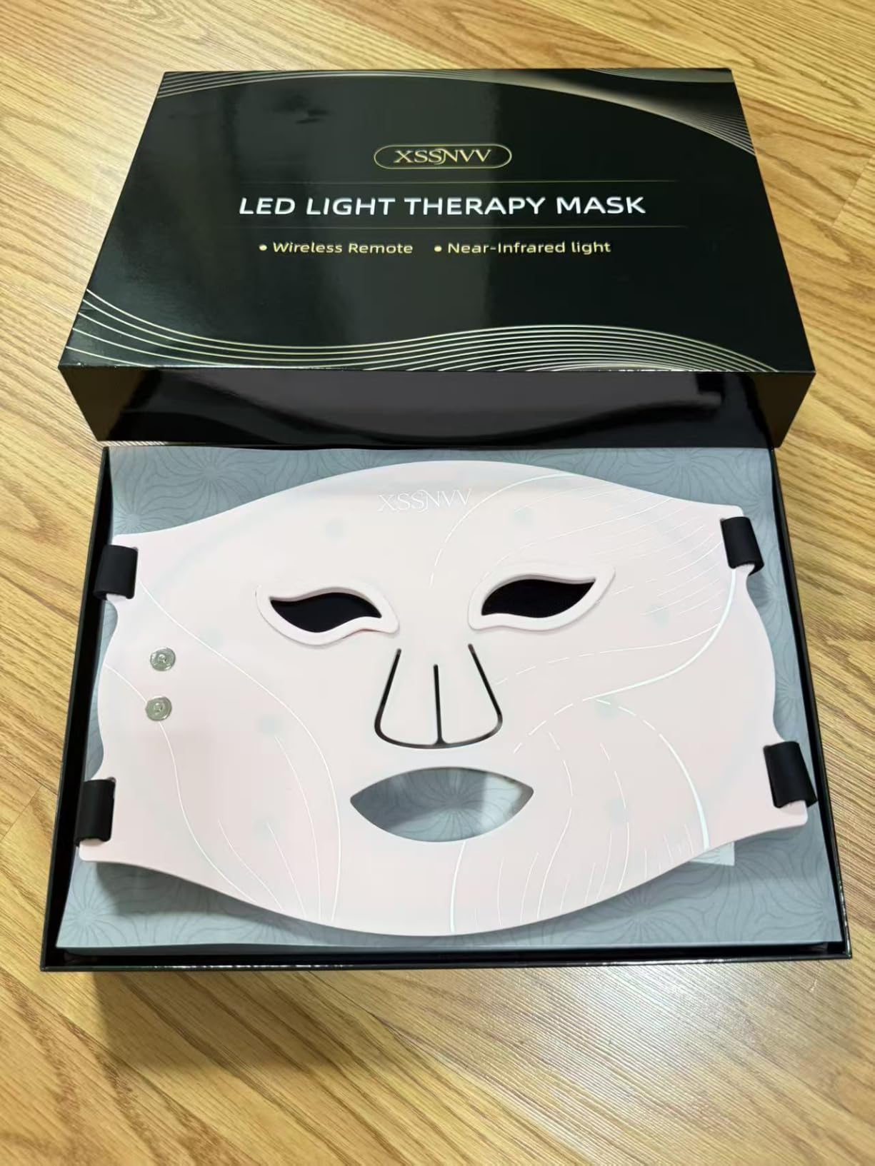Red Light Therapy Mask for Face, Wireless LED Face Mask, 272 LEDs | 850nm Infrared & Red Light Therapy for Wrinkles, Fine Lines & Skin Firming, 4 Modes, 10-Min Timer, Cordless & Rechargeable customer photo 2