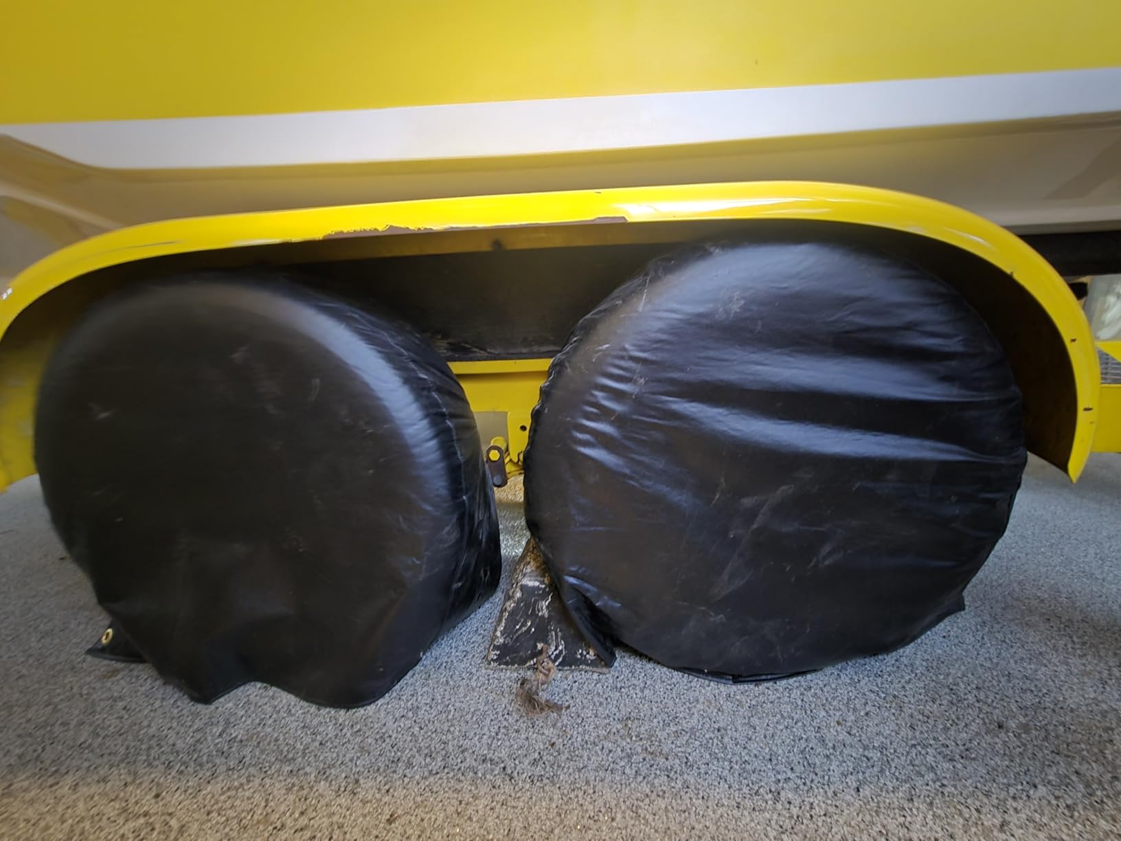 VINPATIO RV Cover 20-22ft: 9 Layers Heavy Duty RV & Trailer Cover, Travel Trailer Cover, Camper Cover, Toy Hauler Cover with Extra Windproof Straps, Tongue Jack Cover, Gutter Covers customer photo 1