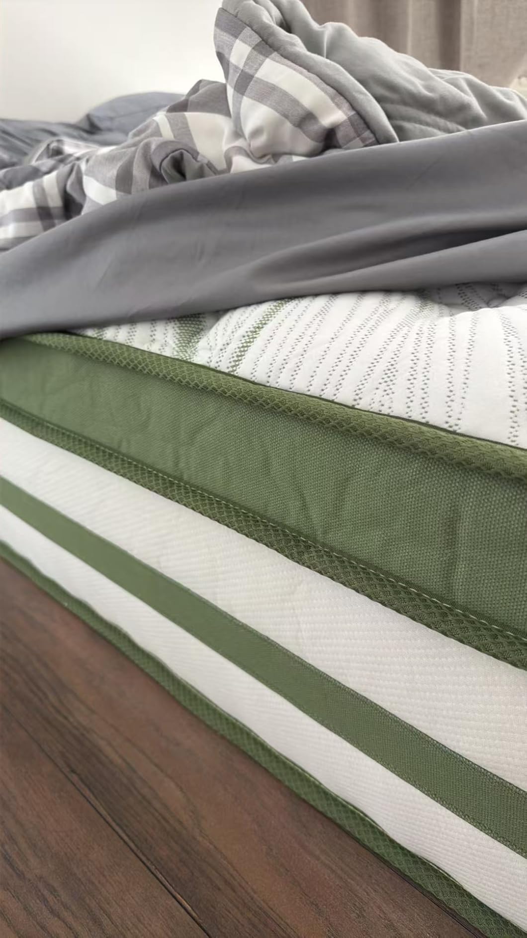 12 Inch RV Mattress Short Queen, Hybrid Memory Foam Mattress Medium Firm, 7-Zone Pocketed Coils for Back Pain Relief, Cooling Bed Mattresses in a Box, 365-Night Trial, Certified Safe Foams, 60x75 customer photo 2