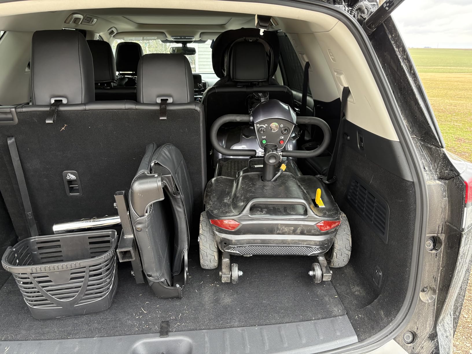 Lightweight Mobility Scooters for Seniors & Adults, Foldable 4 Wheel Scooter | Cruise & Airport Approved, 41 lb Portable Scooter, 12/24 Mile Range, Removable Lithium Battery, With GPS, 300 lb Capacity customer photo 2