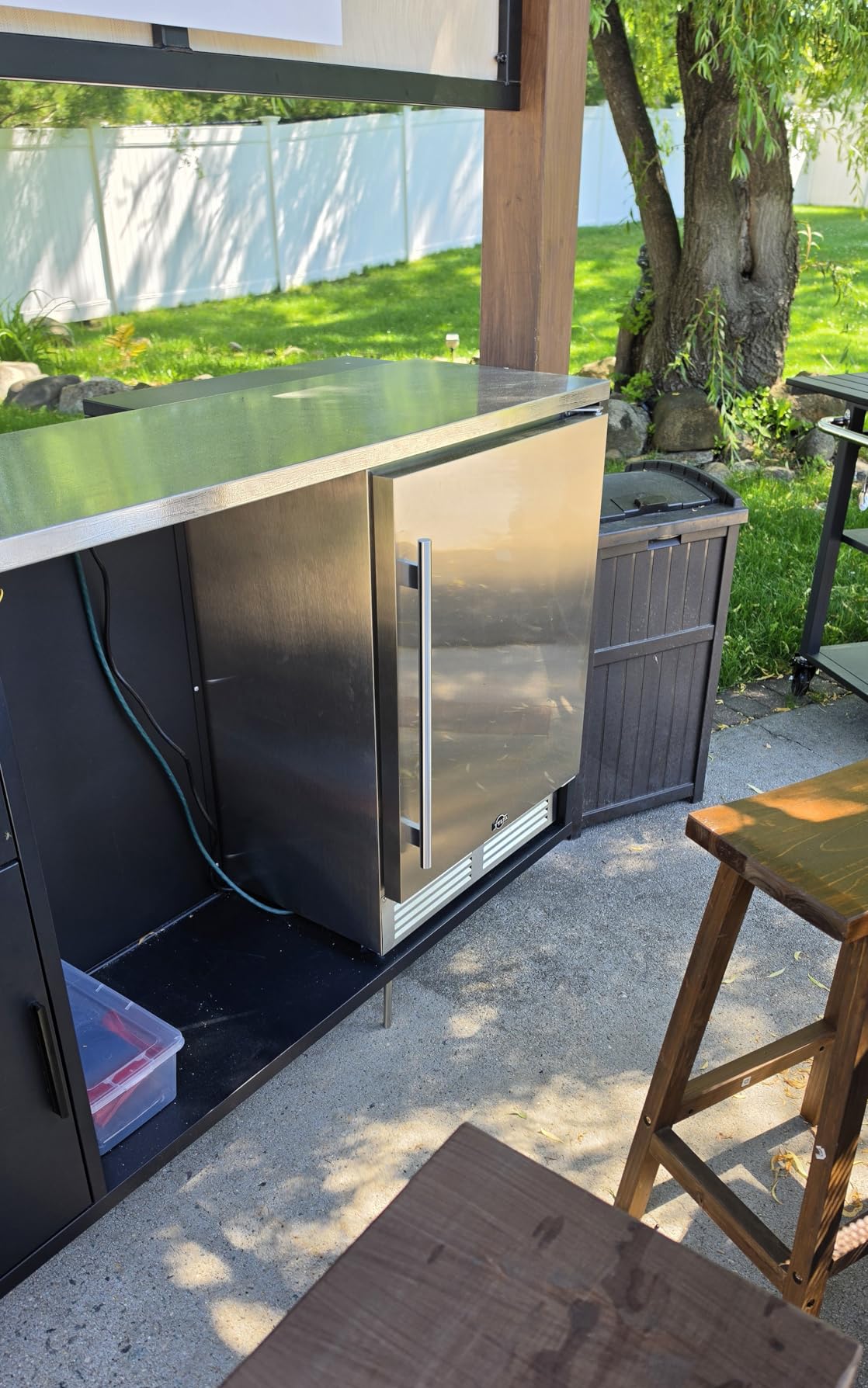 Tylza Countertop Display Fridge 2.7 Cu.Ft Double Glass Door customer photo 1