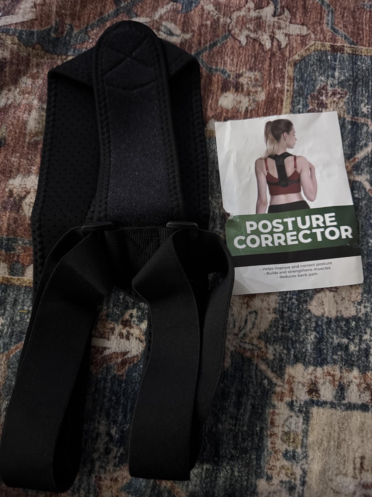 Posture Corrector for Women & Men, Adjustable Upper Back Brace Straightener | Breathable and Comfortable Elastic Support Posture Corrector, Pain Relief Lumbar, Shoulder, Neck and Scoliosis customer photo 1