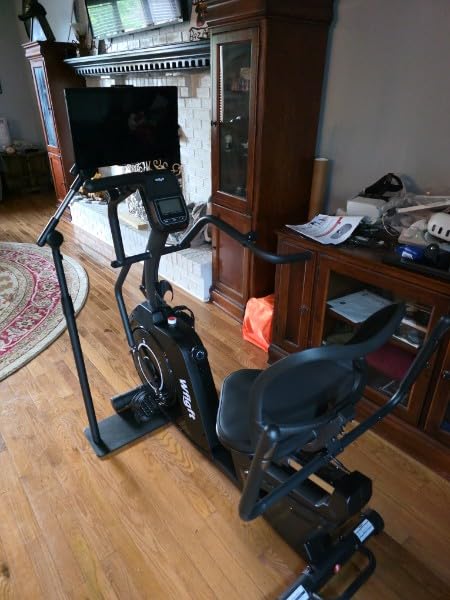 Recumbent Exercise Bikes for Home, Stationary Bike with Arm Exerciser | Smart Bluetooth App, 450LBS Capacity, 16 Level Magnetic Resistance, LCD Monitor, Home Rehab for Seniors Adults customer photo 1
