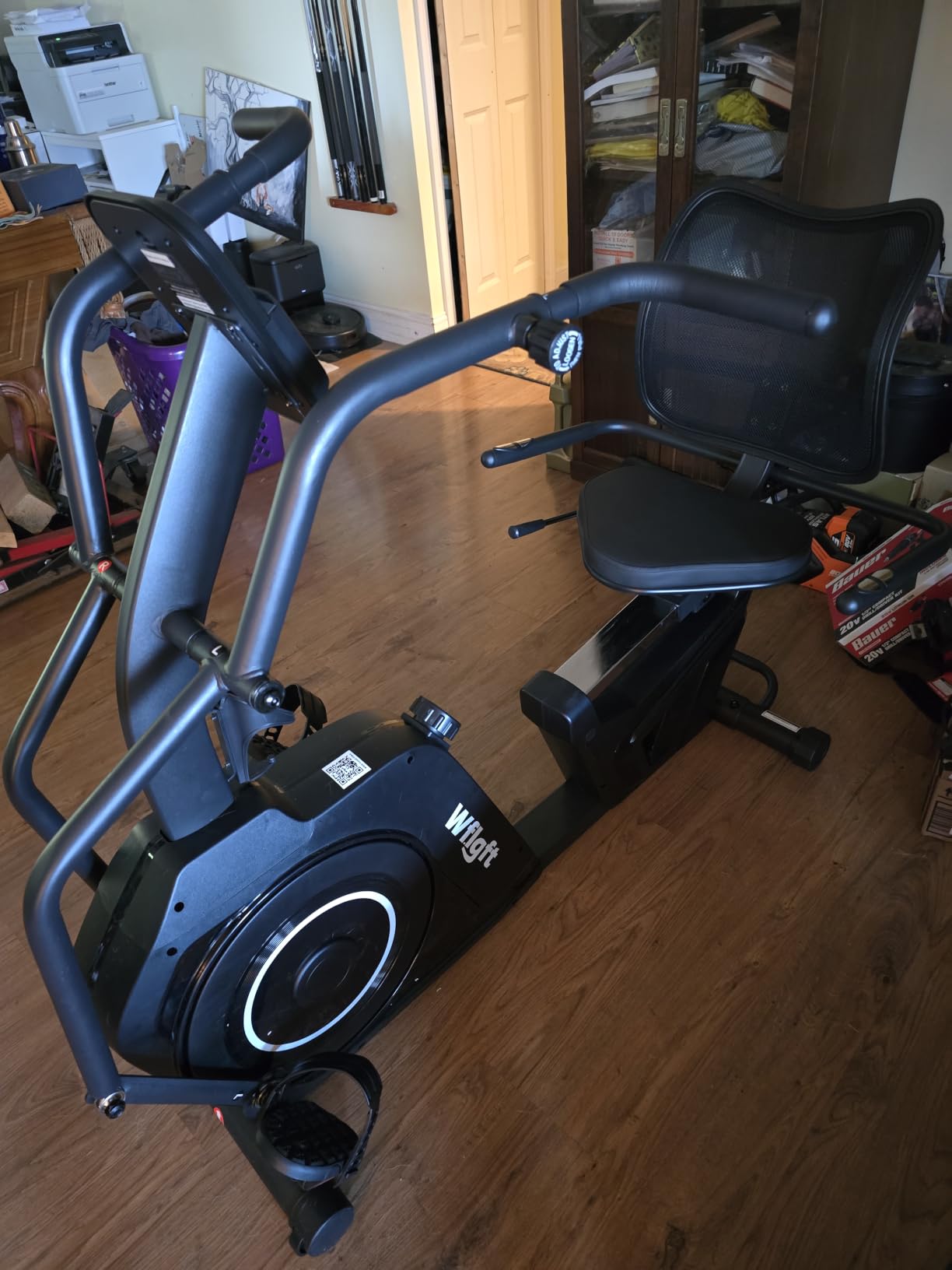 Recumbent Exercise Bikes for Home, Stationary Bike with Arm Exerciser | Smart Bluetooth App, 450LBS Capacity, 16 Level Magnetic Resistance, LCD Monitor, Home Rehab for Seniors Adults customer photo 2