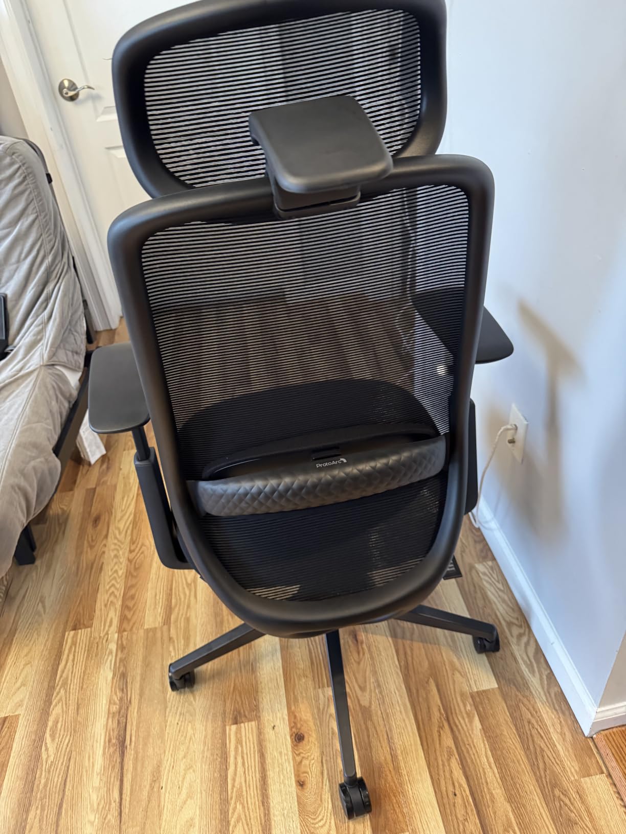 ProtoArc EC200 Ergonomic Office Chair with Adjustable Seat Depth | Lumbar Support, High-Back, Mesh Desk Chair, Home Office 8+ Long Hours Sitting, For Remote Workers & Programmers, Pure Black customer photo 2