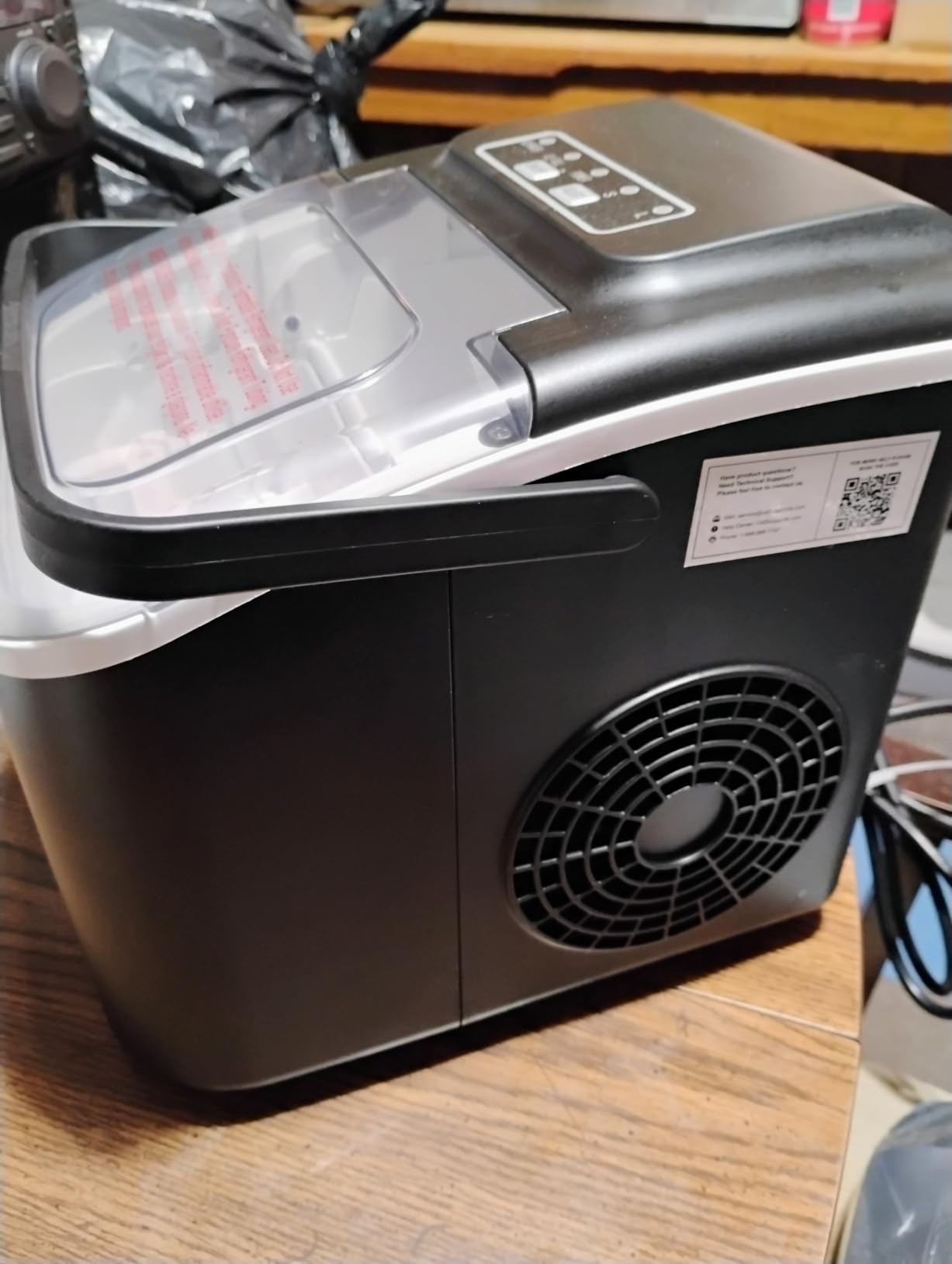 Commercial Ice Maker, 700Lbs/24H Ice Machine with 500LBS Storage Bin | ETL Approval, Auto Cleaning Mode & Timing Function, Air Cooled Commercial Ice Maker for Restaurant/Bar/Cafe/Business customer photo 2