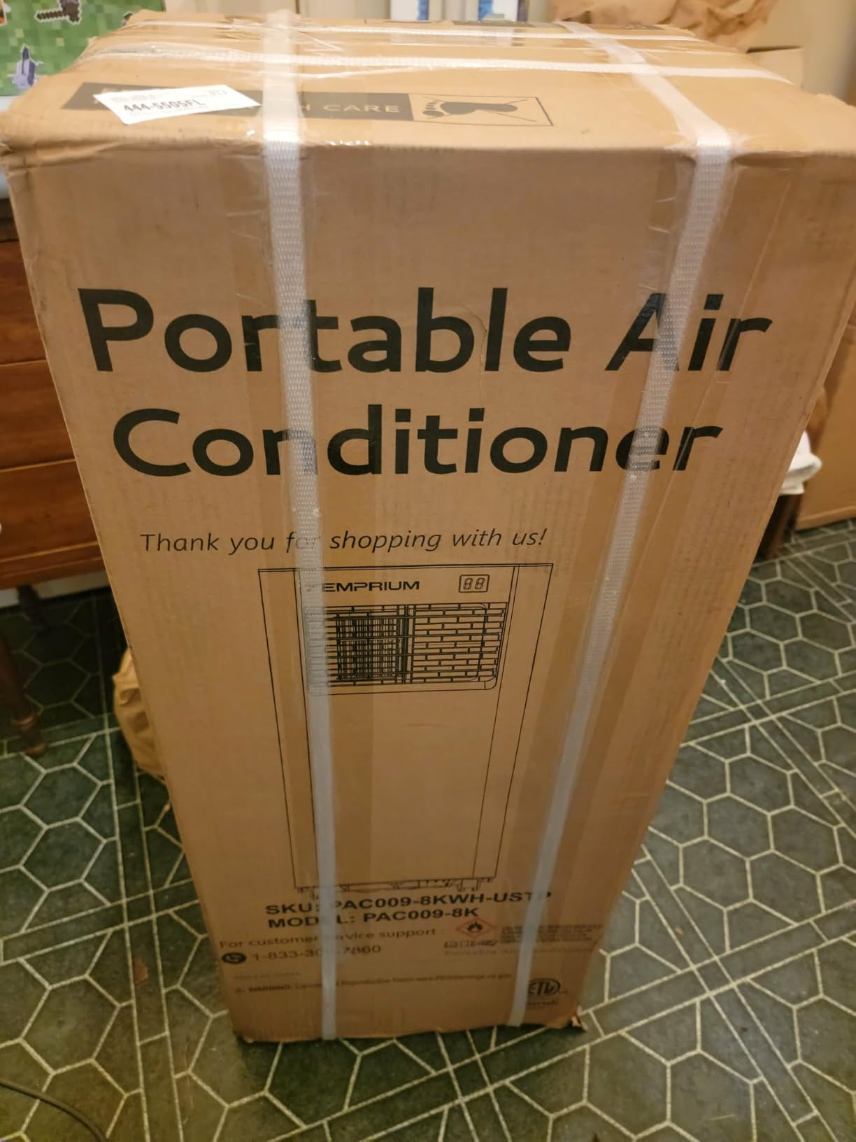 14,000 BTU Portable Air Conditioner, 4-in-1 Smart AC with WiFi | Whisper-Quiet 41 dB Cooling with App and Voice Control for Large Rooms, Apartments and Home Offices up to 750 sq. ft. customer photo 1