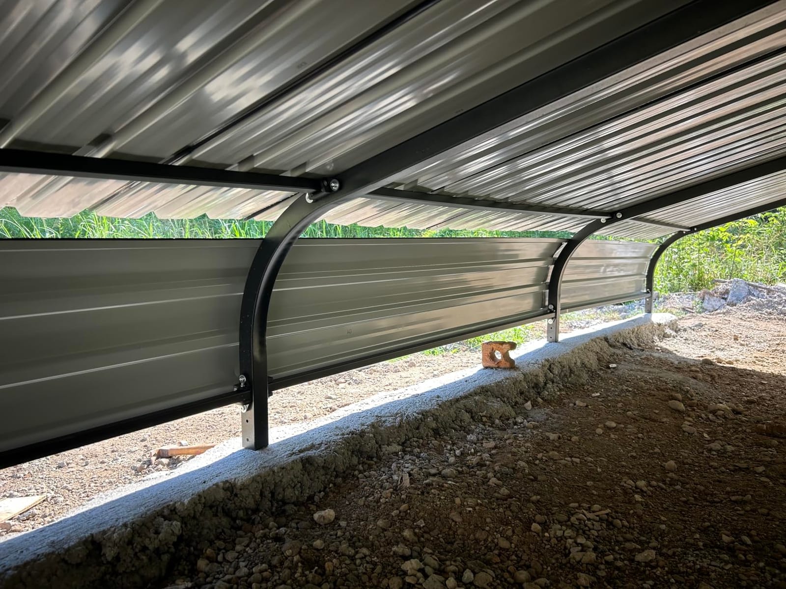 Aoxun 12x20 FT Metal Carport Heavy Duty Carport Garage with Enhanced Base | Outdoor Galvanized Steel Garage Shelter, Heavy Duty Car port Canopy, for Car, Boats and Tractors customer photo 2