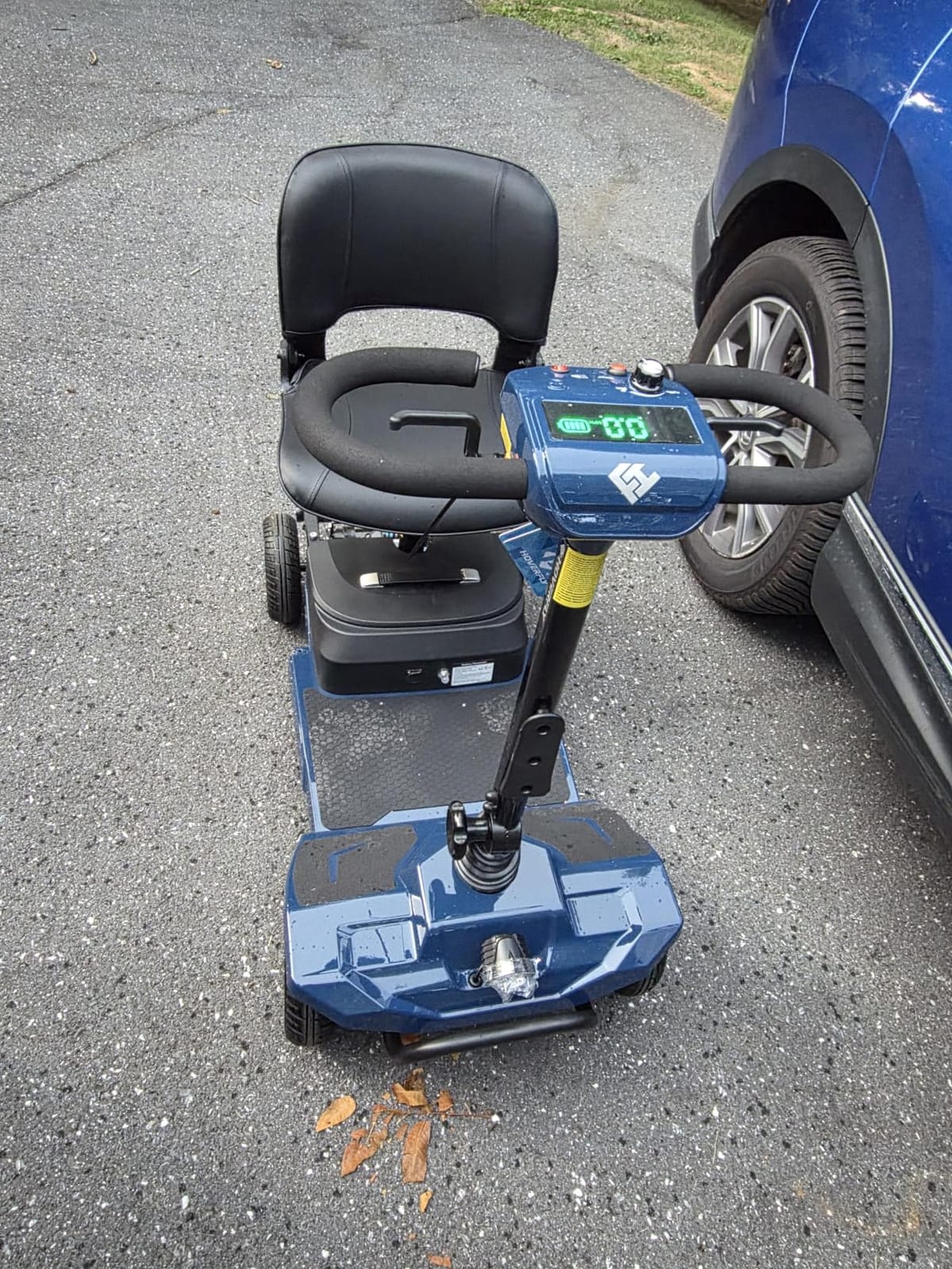 Hoverfly 4-Wheel Mobility Scooter for Seniors/Adult, NFC Keyless Start | Max 12.4-Mile & 4.7Mph, 9