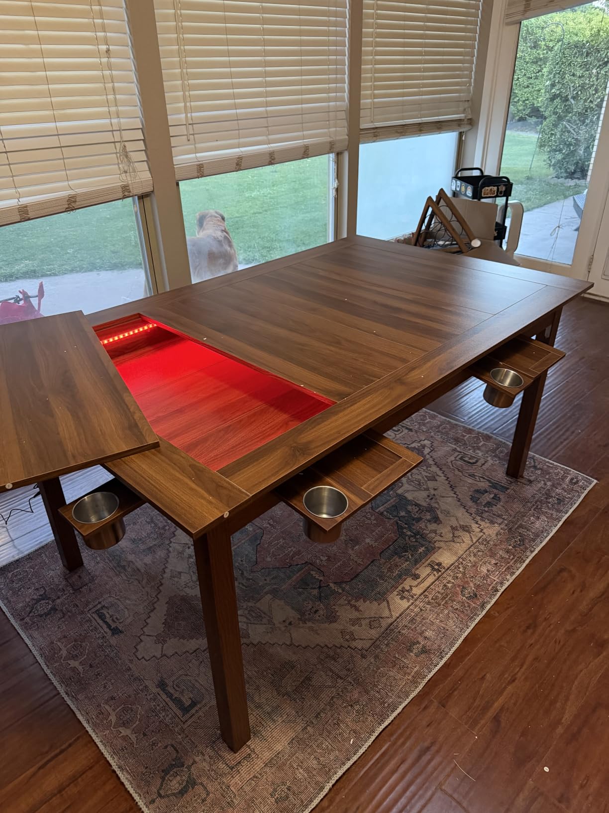 Board Game Table with Led Lights, 63