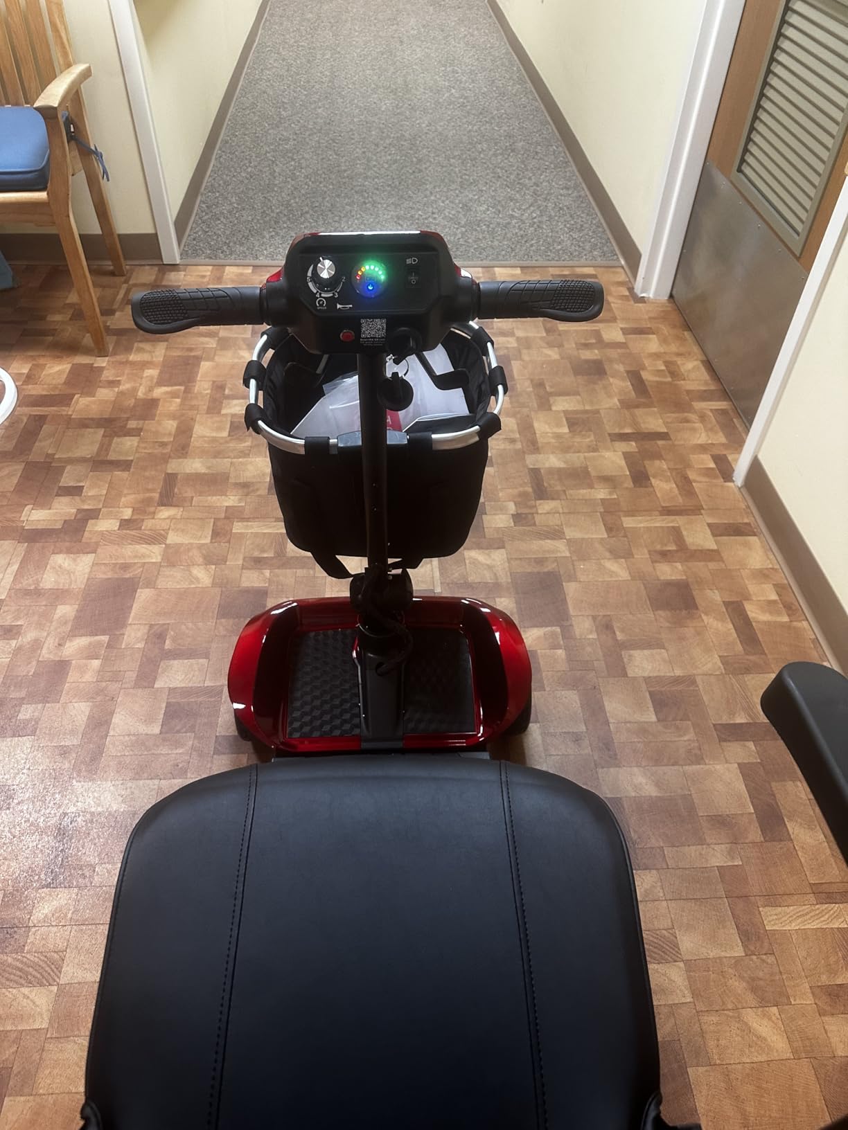 Foldable 4-Wheel Mobility Scooter for Adults - Portable Motorized Scooter with 330 lbs Capacity, Detachable Battery, Dual Baskets, Cup & Phone Holder customer photo 2