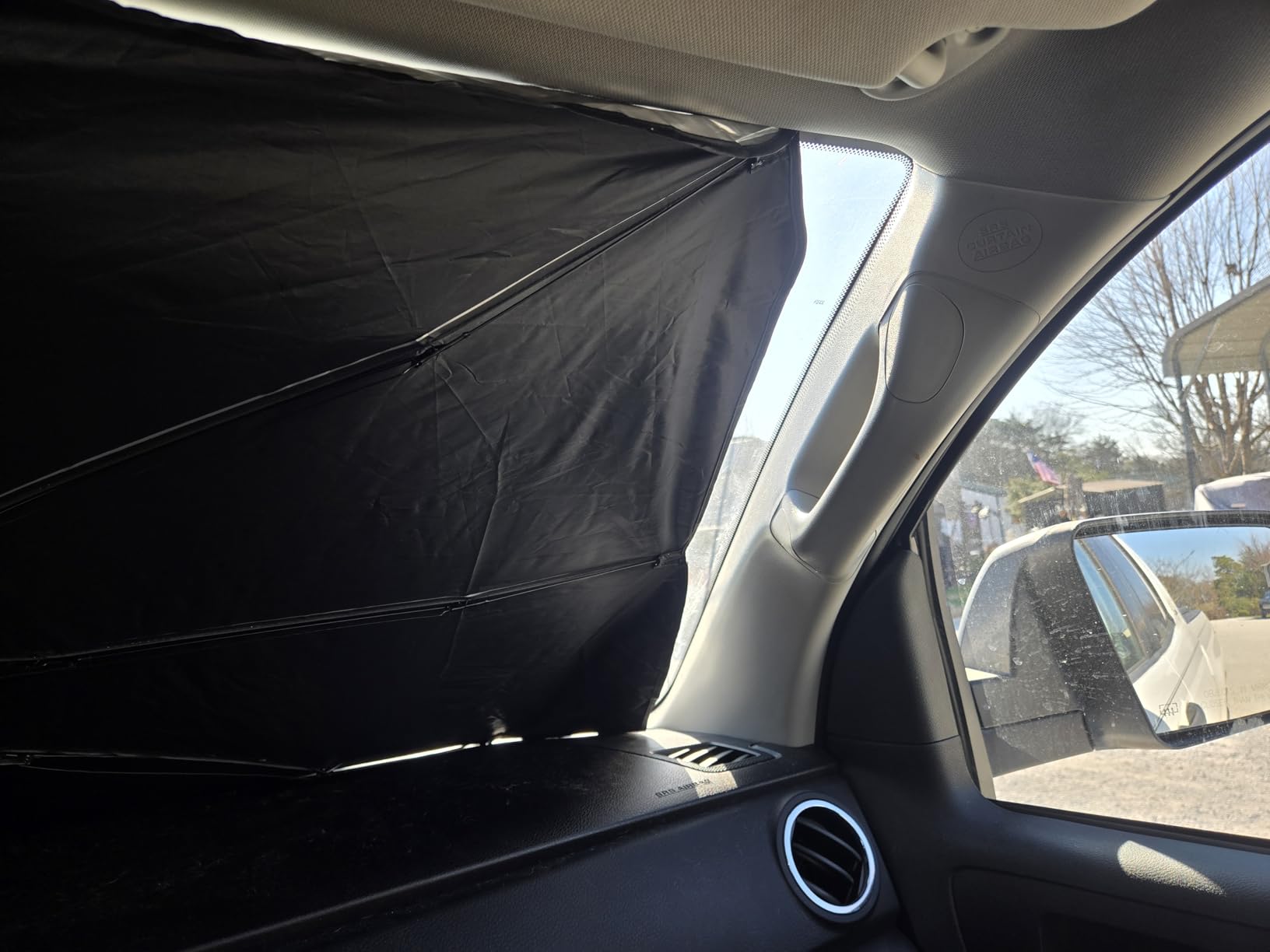 Windshield Sun Shade Umbrella, Foldable Sun Blocker for Cars (56
