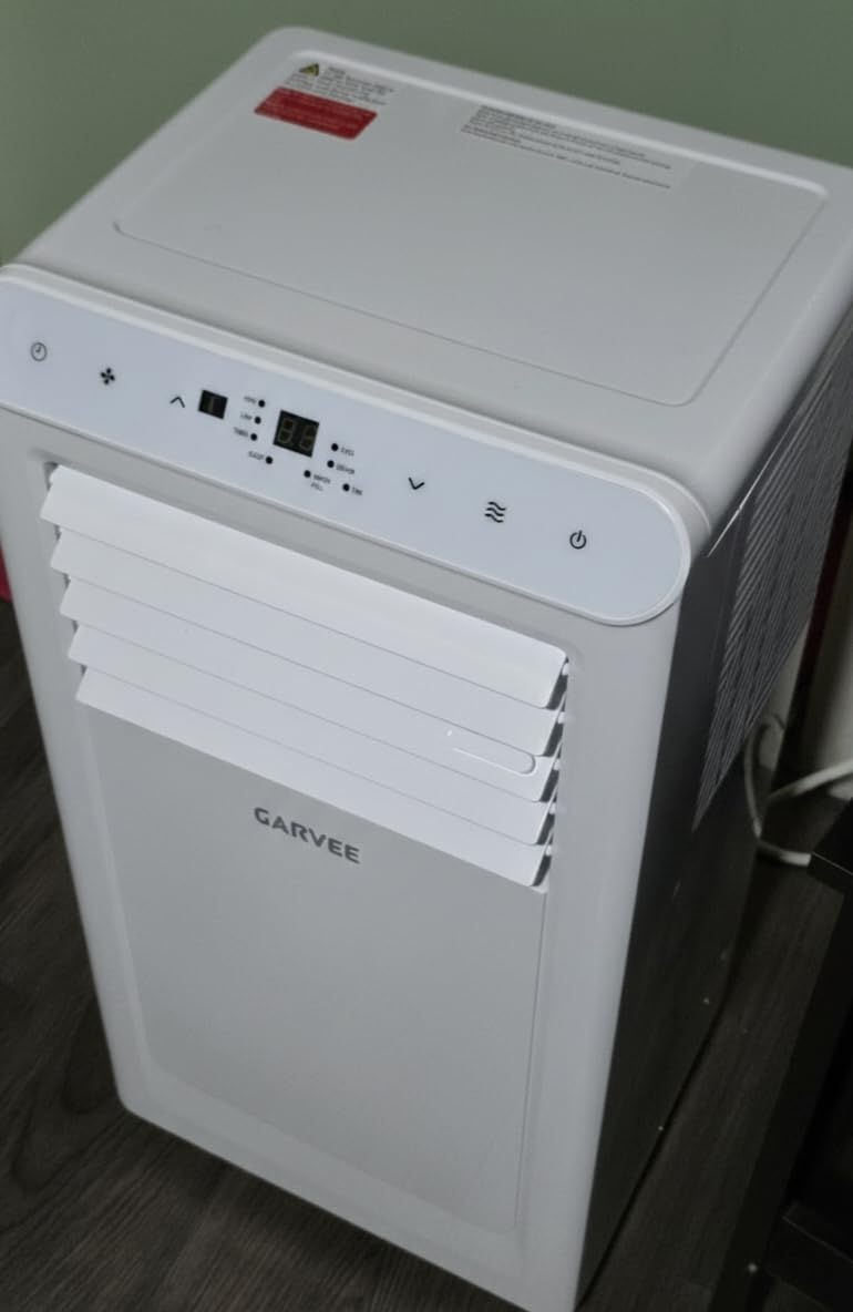 Garvee 12000 BTU Portable Air Conditioner, 3-in-1 AC Unit Cools Rooms Up to 550 Sq.Ft with Cooling, Fan & Dehumidifier, 8150 BTU SACC, Remote Control, Sleep Mode customer photo 2