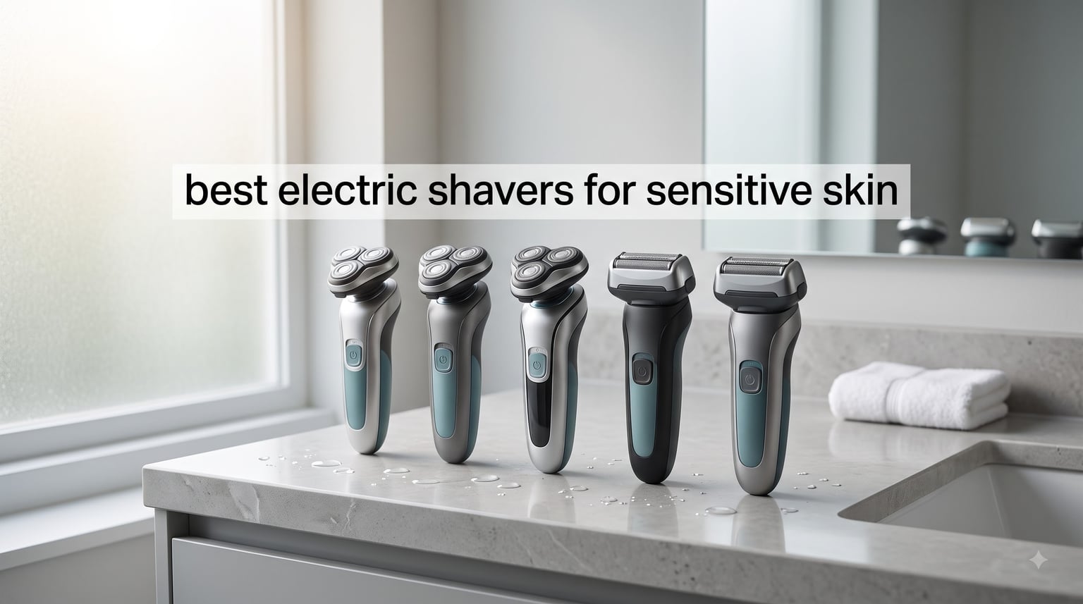 best electric shavers for sensitive skin
