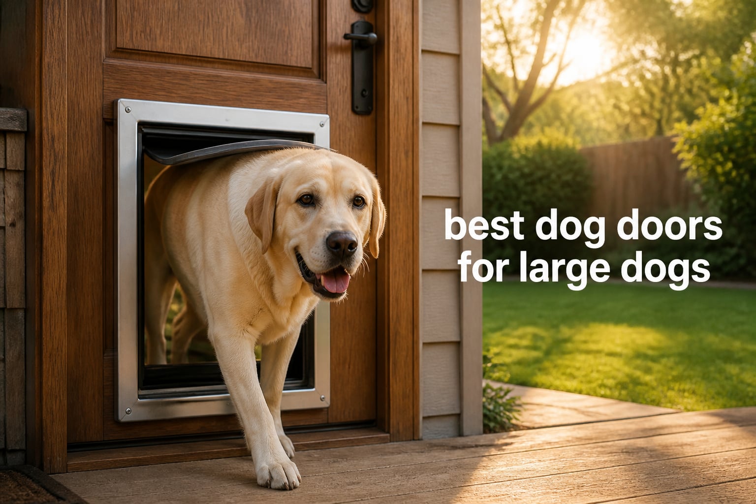 best dog doors for large dogs