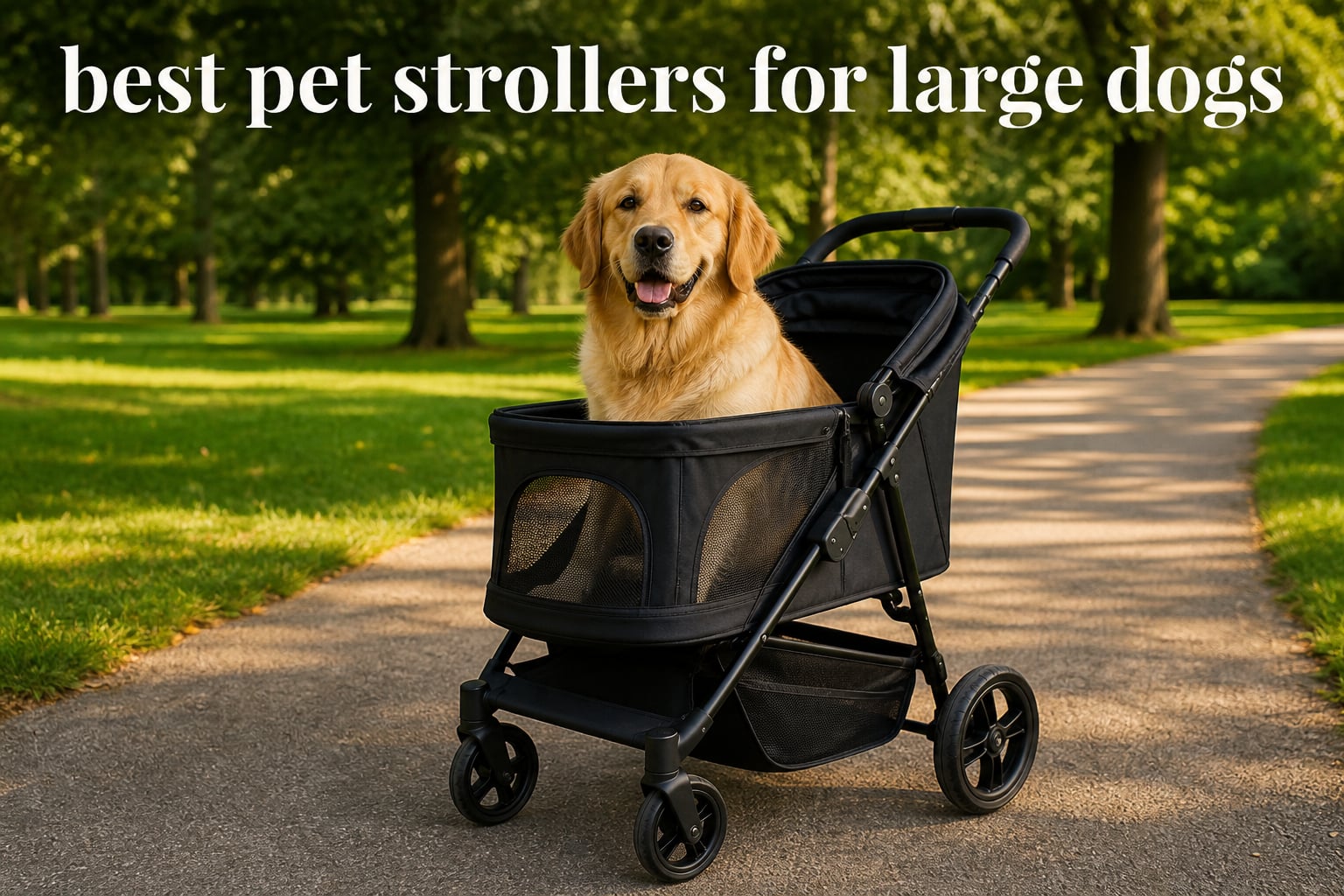 best pet strollers for large dogs