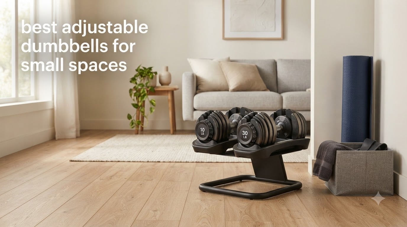 best adjustable dumbbells for small spaces