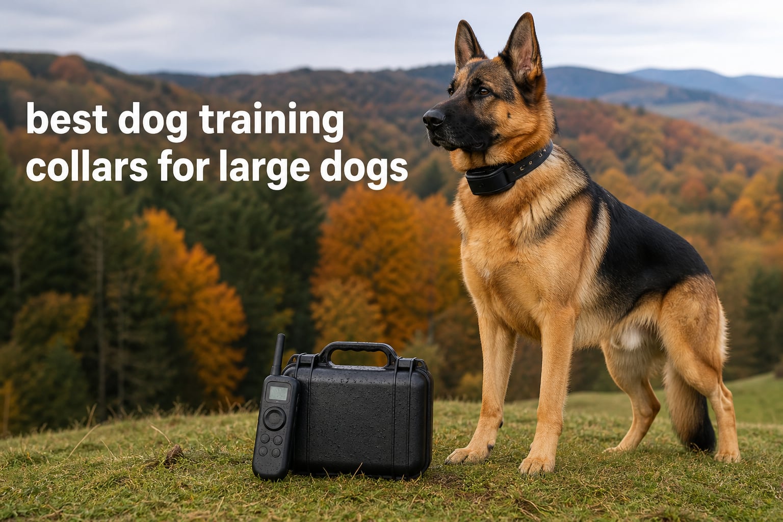 best dog training collars for large dogs