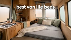 best van life beds