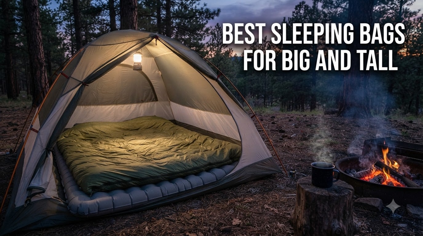 best sleeping bags for big and tall