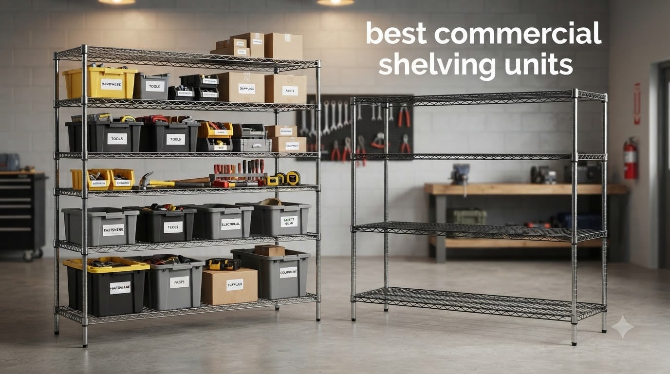 best commercial shelving units