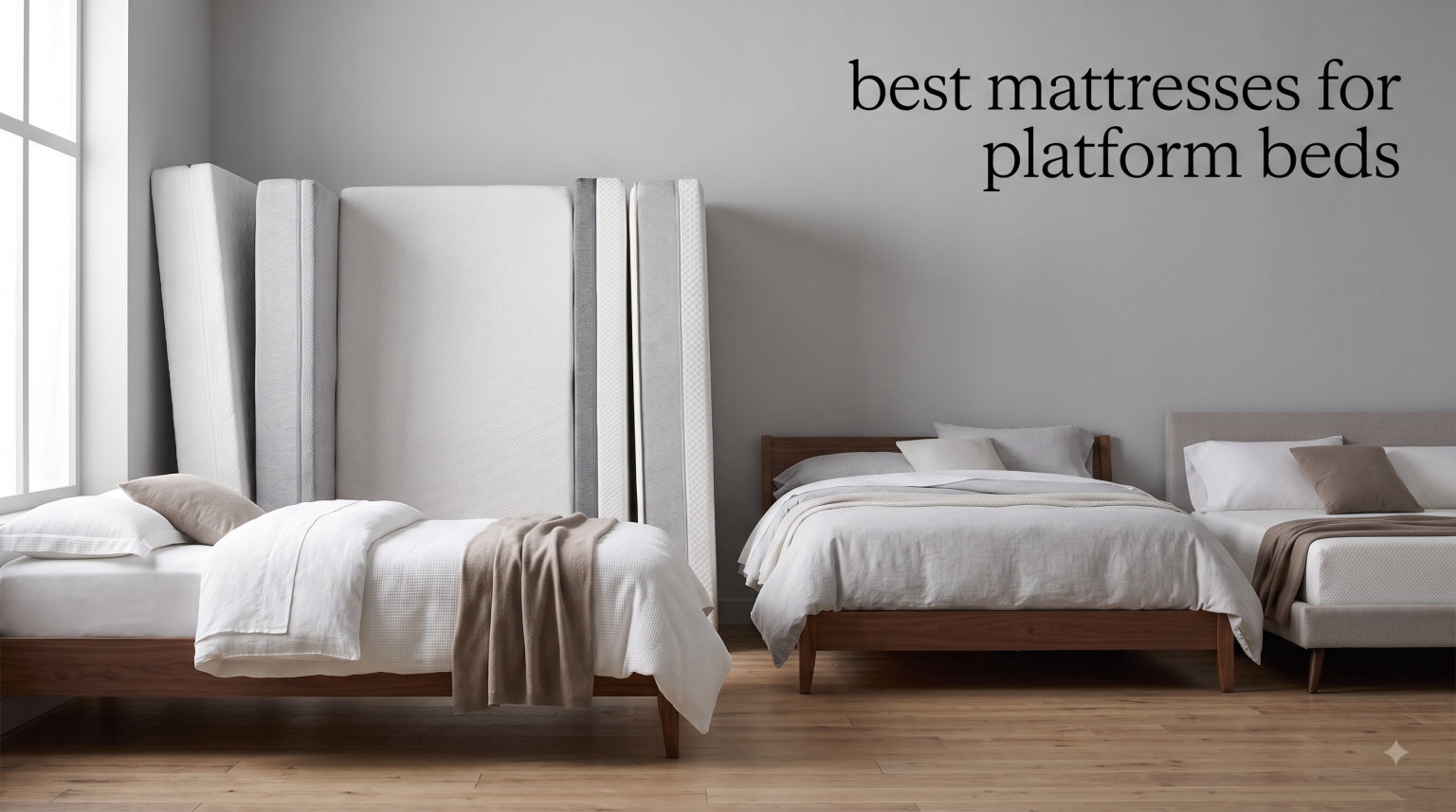 best mattresses for platform beds