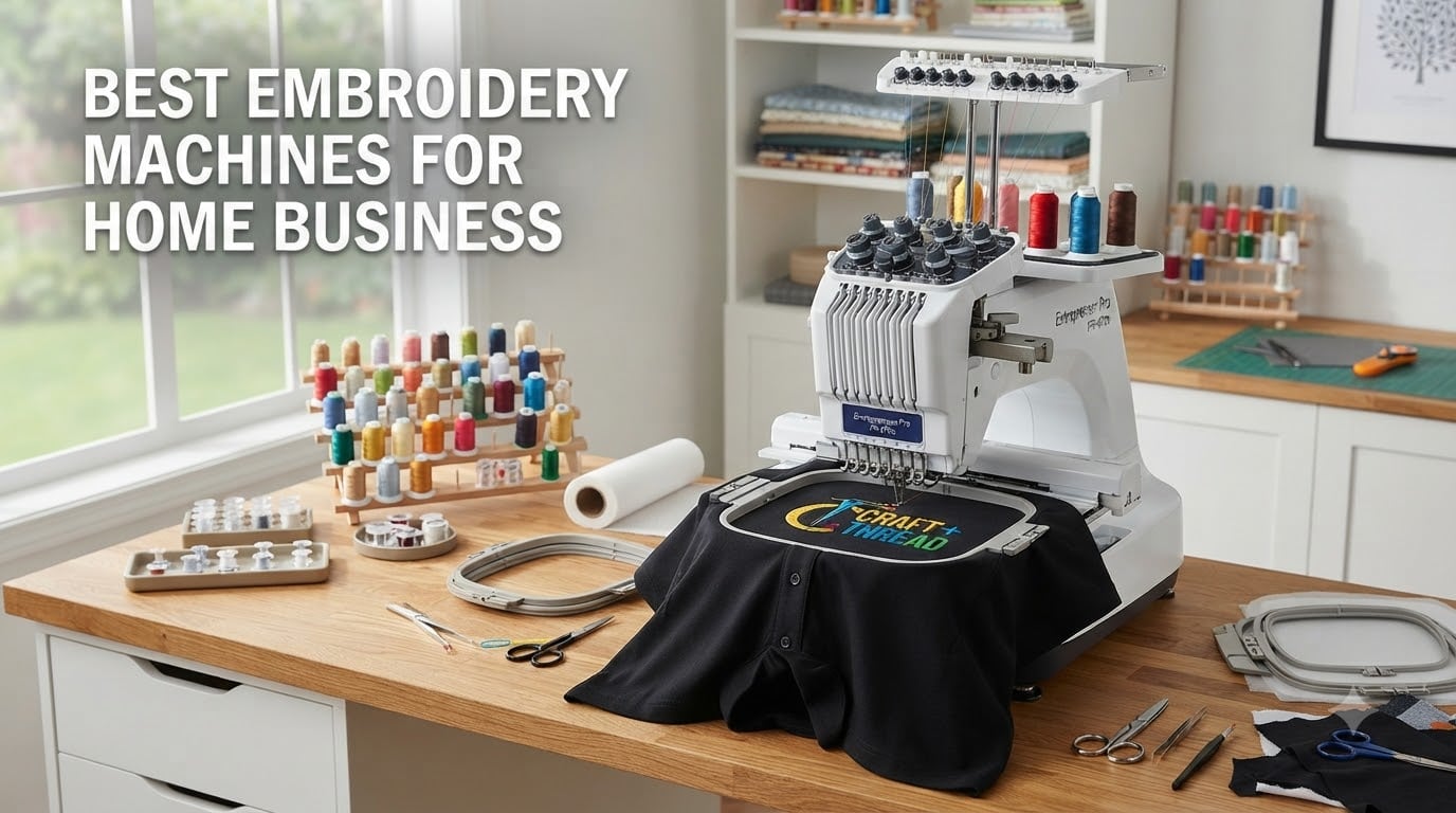 best embroidery machines for home business