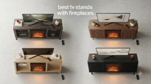 best tv stands with fireplaces