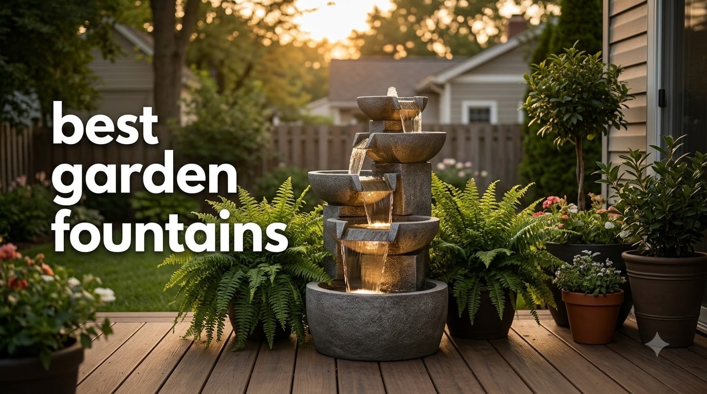 best garden fountains