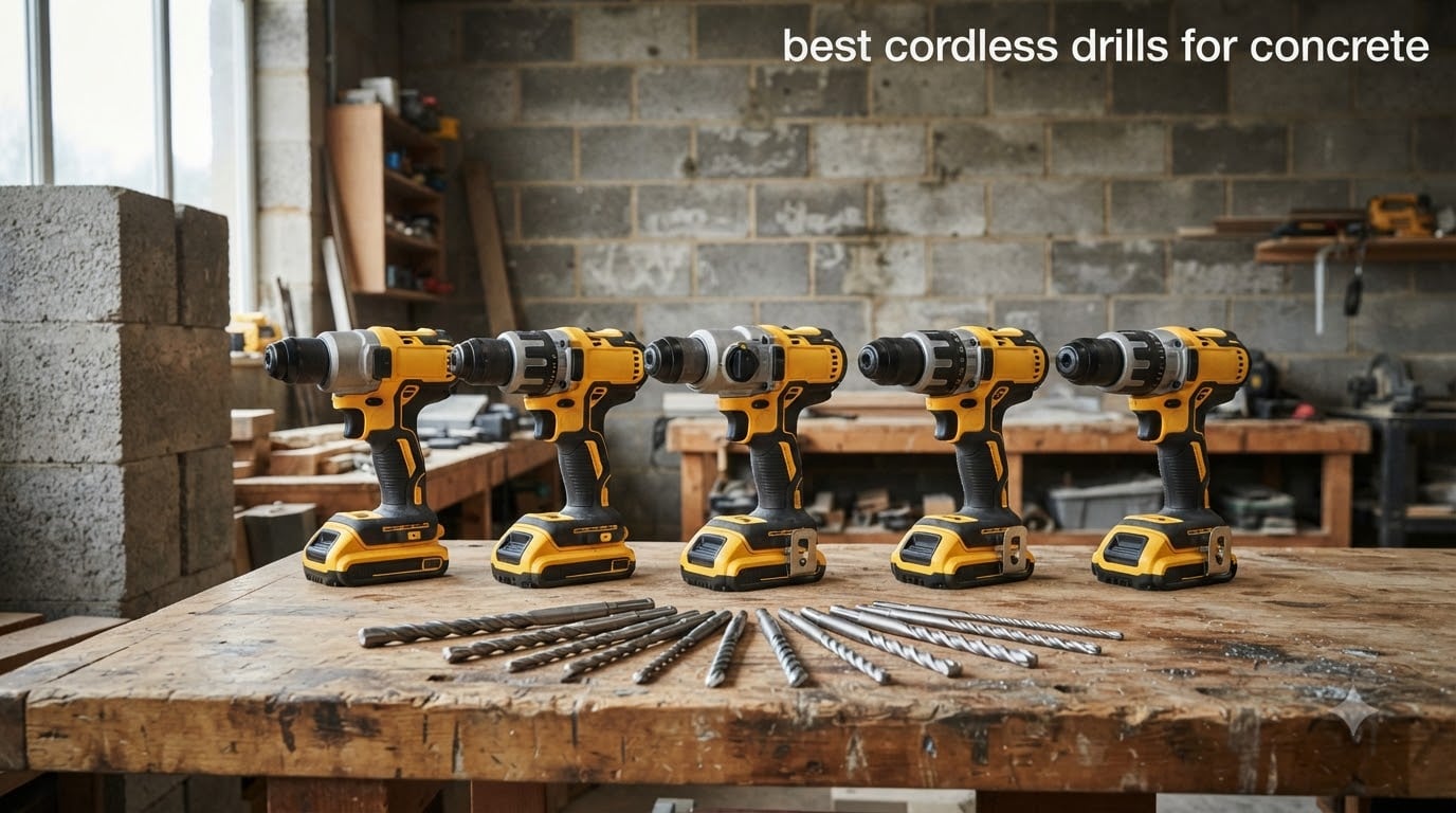 best cordless drills for concrete