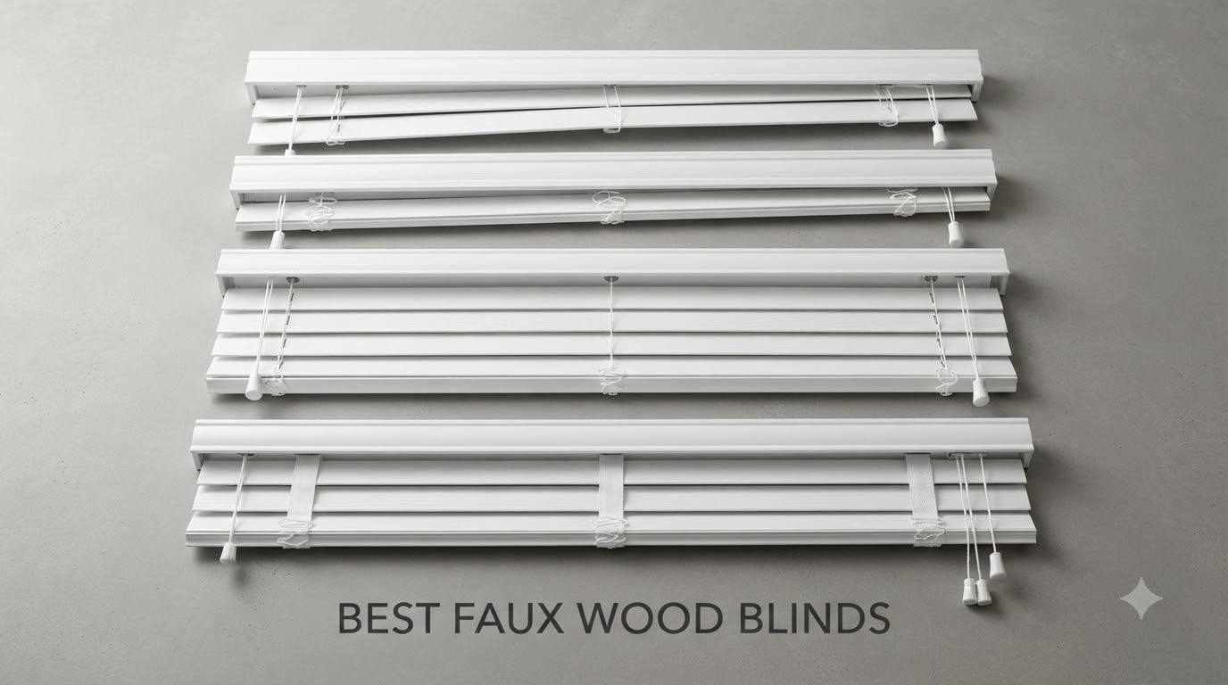 best faux wood blinds