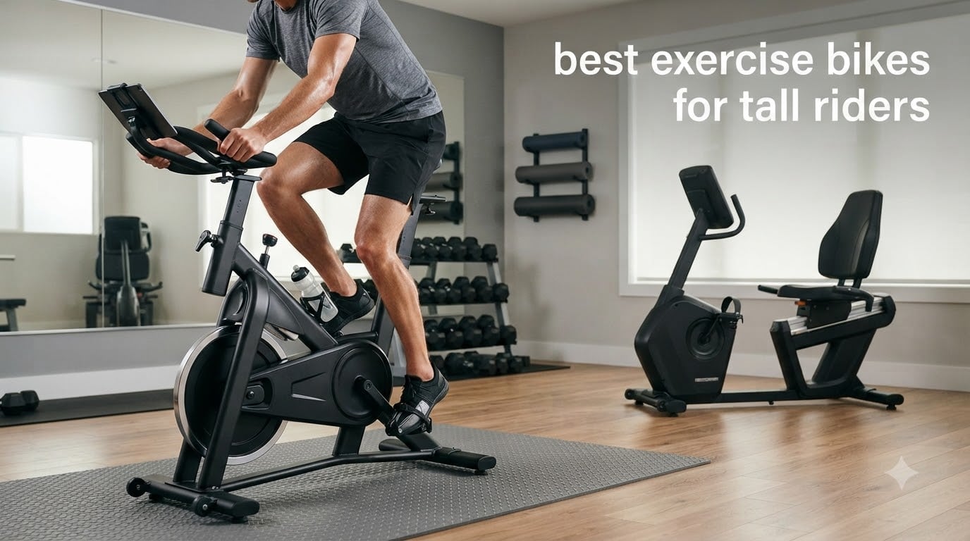 best exercise bikes for tall riders