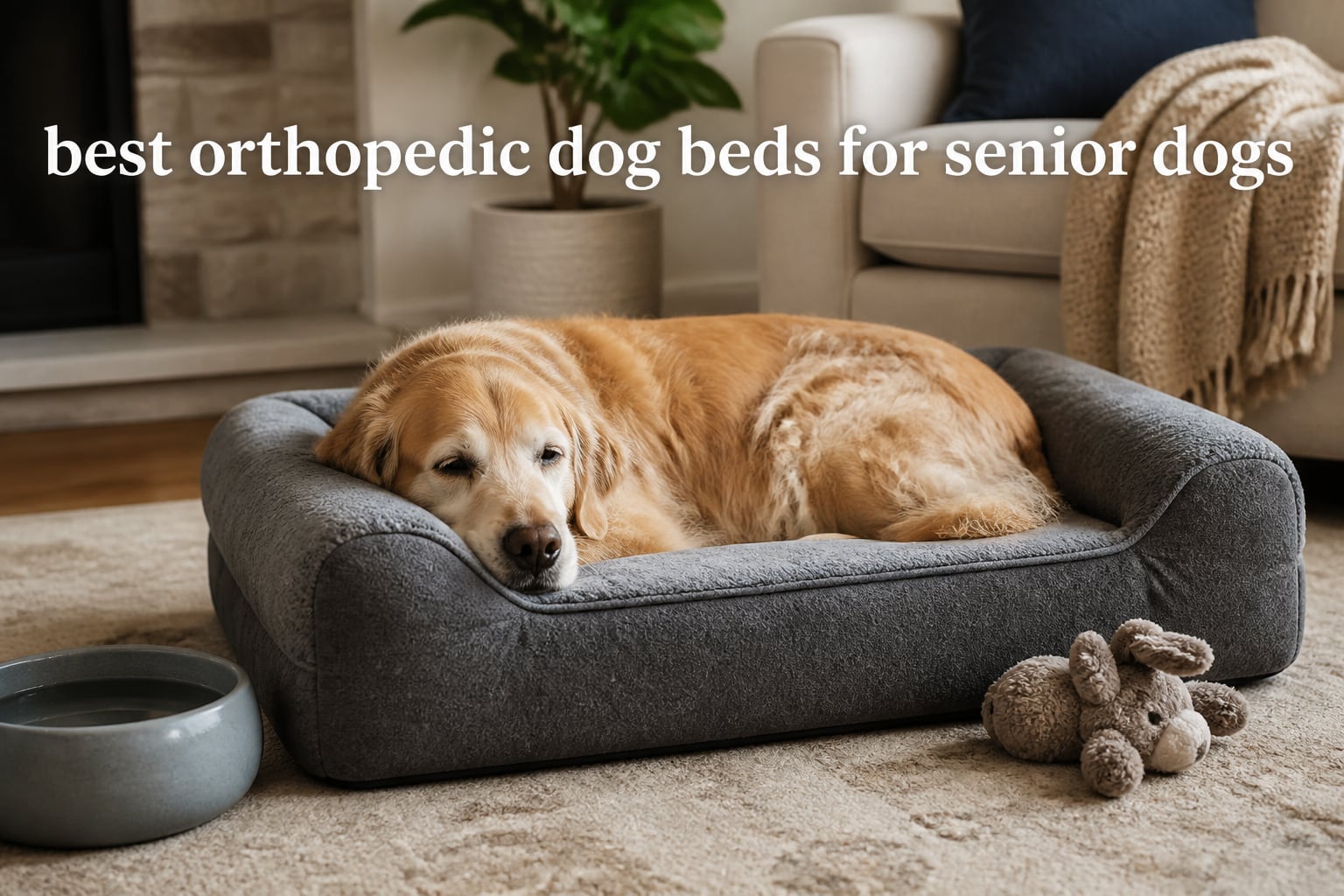 best orthopedic dog beds for senior dogs