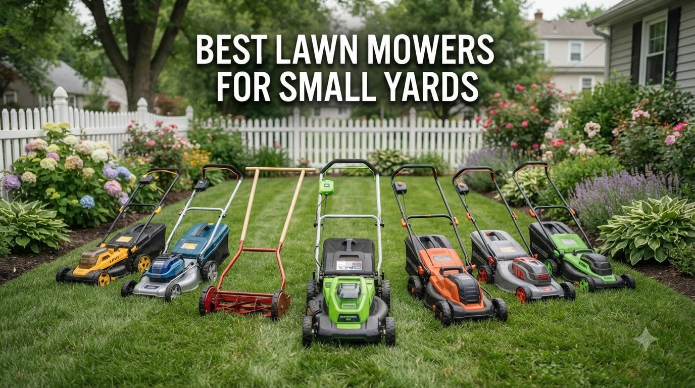 best lawn mowers for small yards
