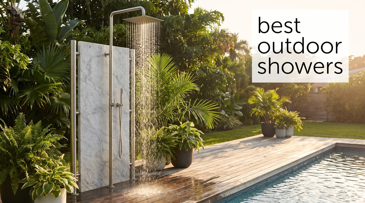 best outdoor showers