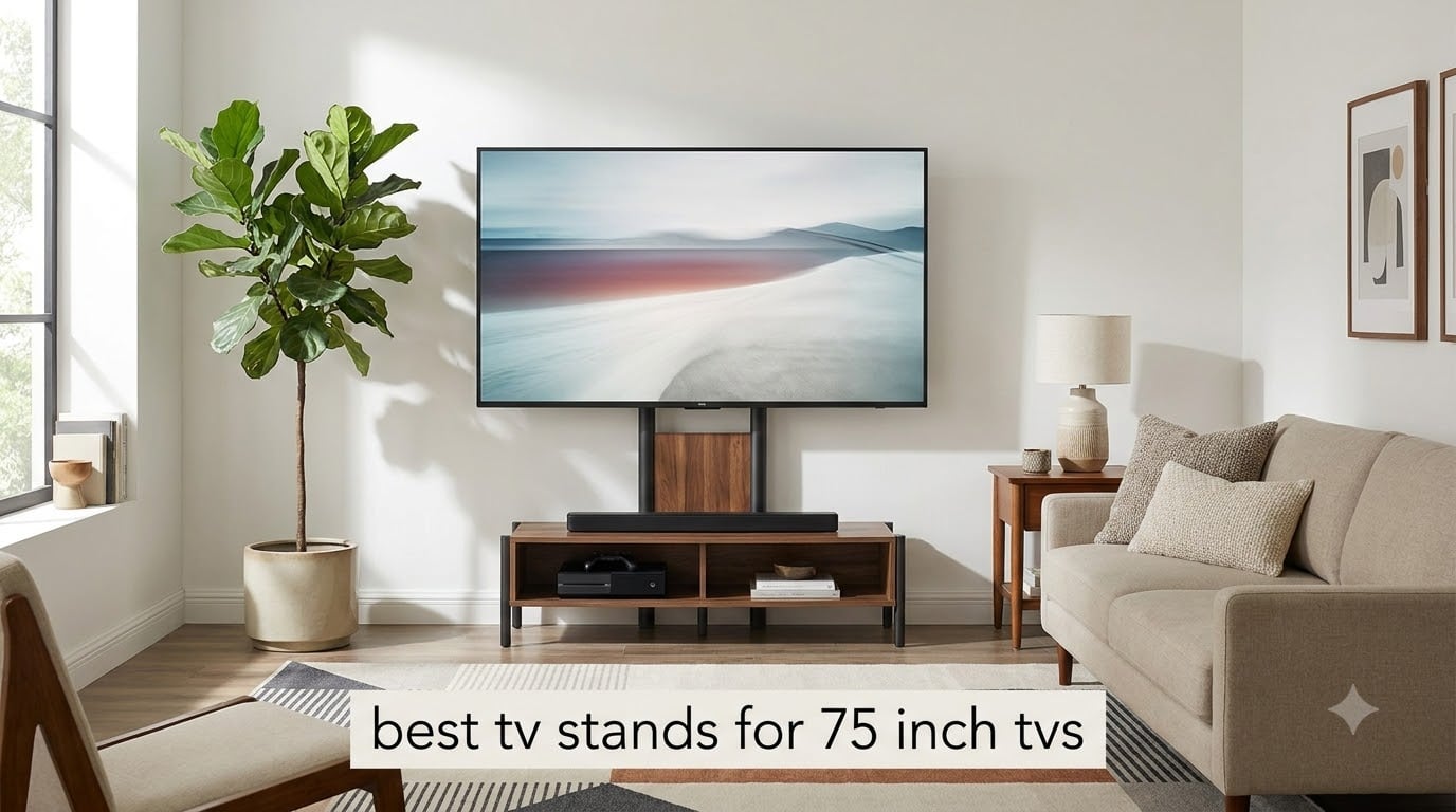 best tv stands for 75 inch tvs