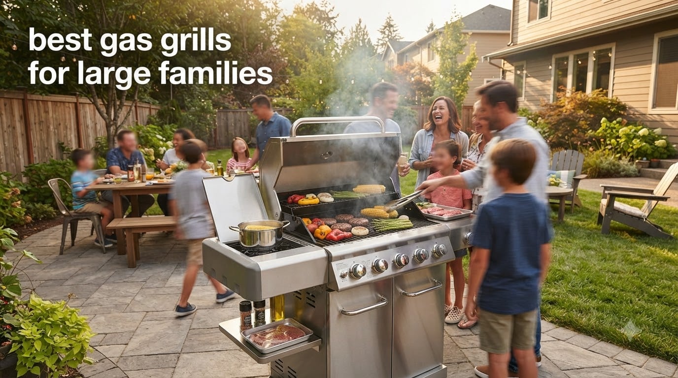 best gas grills for large families
