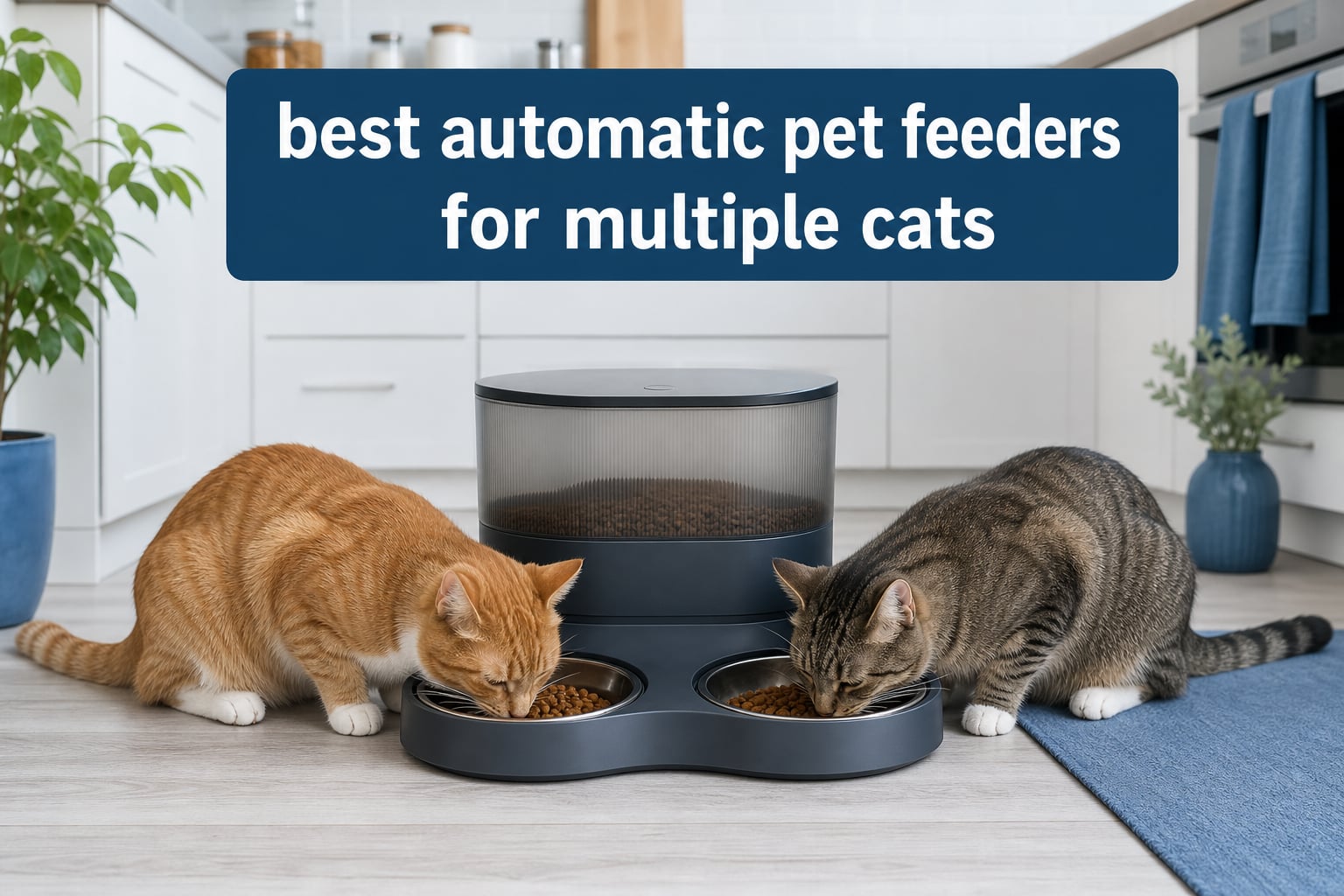 best automatic pet feeders for multiple cats