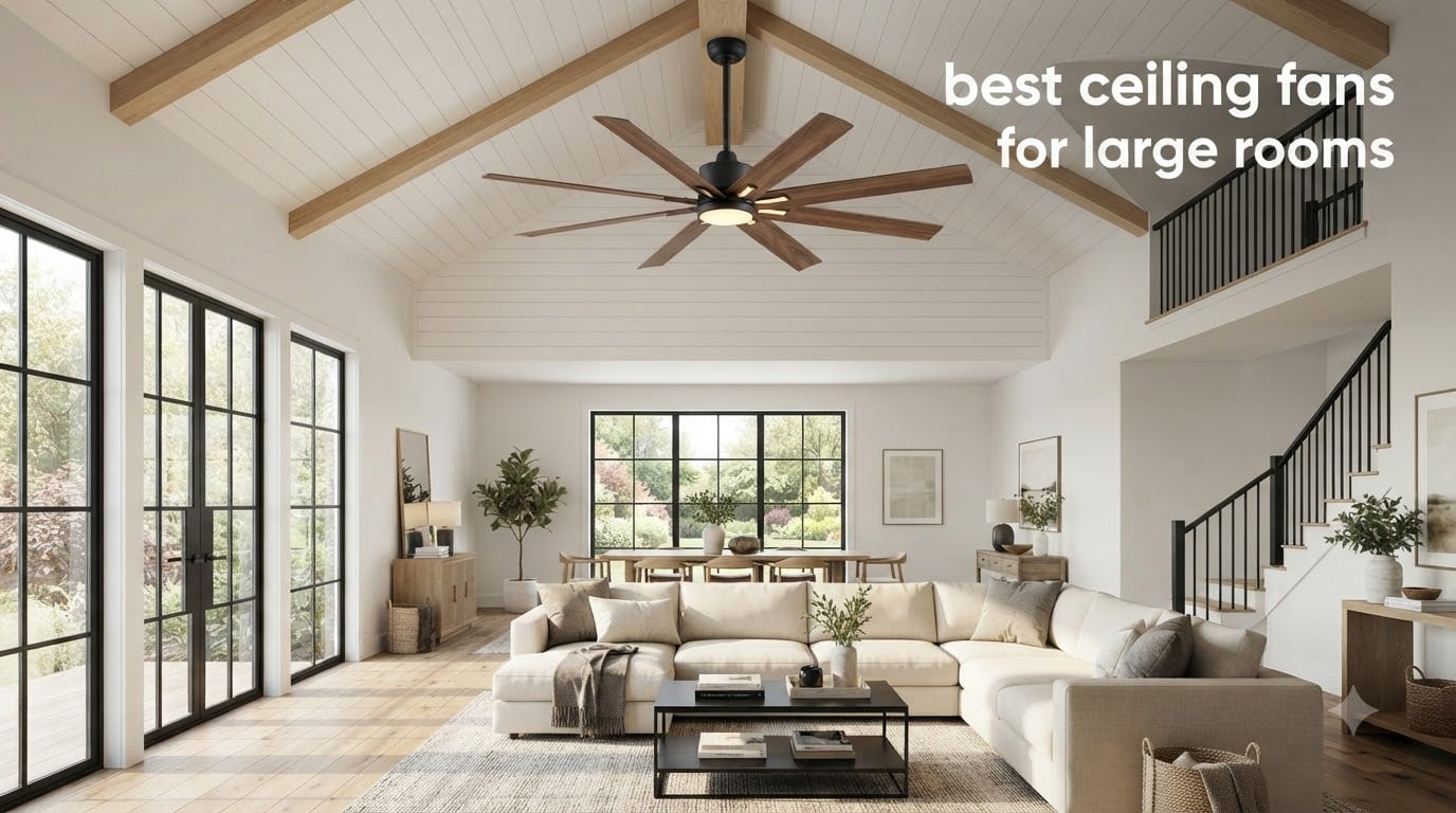 best ceiling fans for large rooms