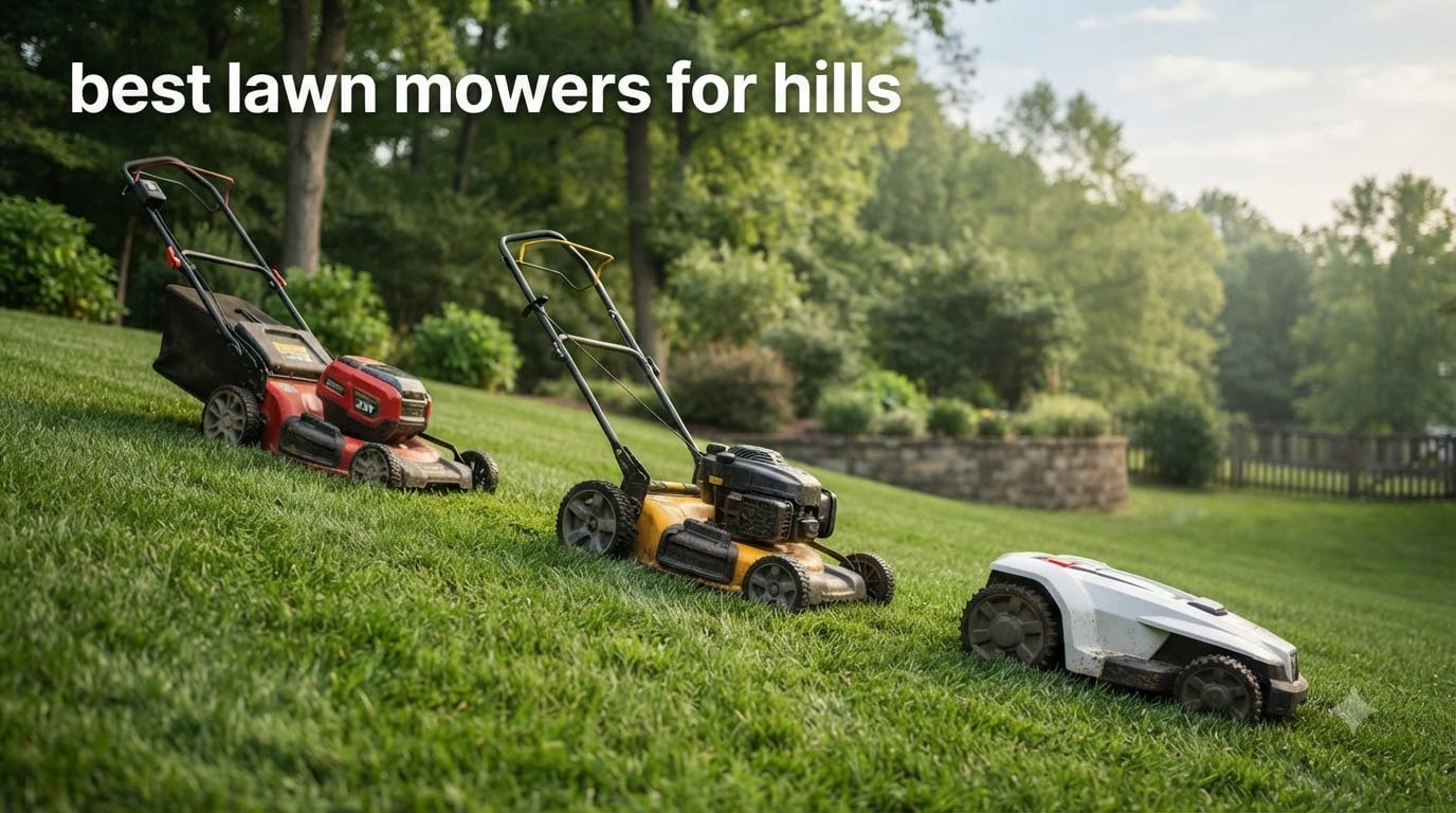 best lawn mowers for hills