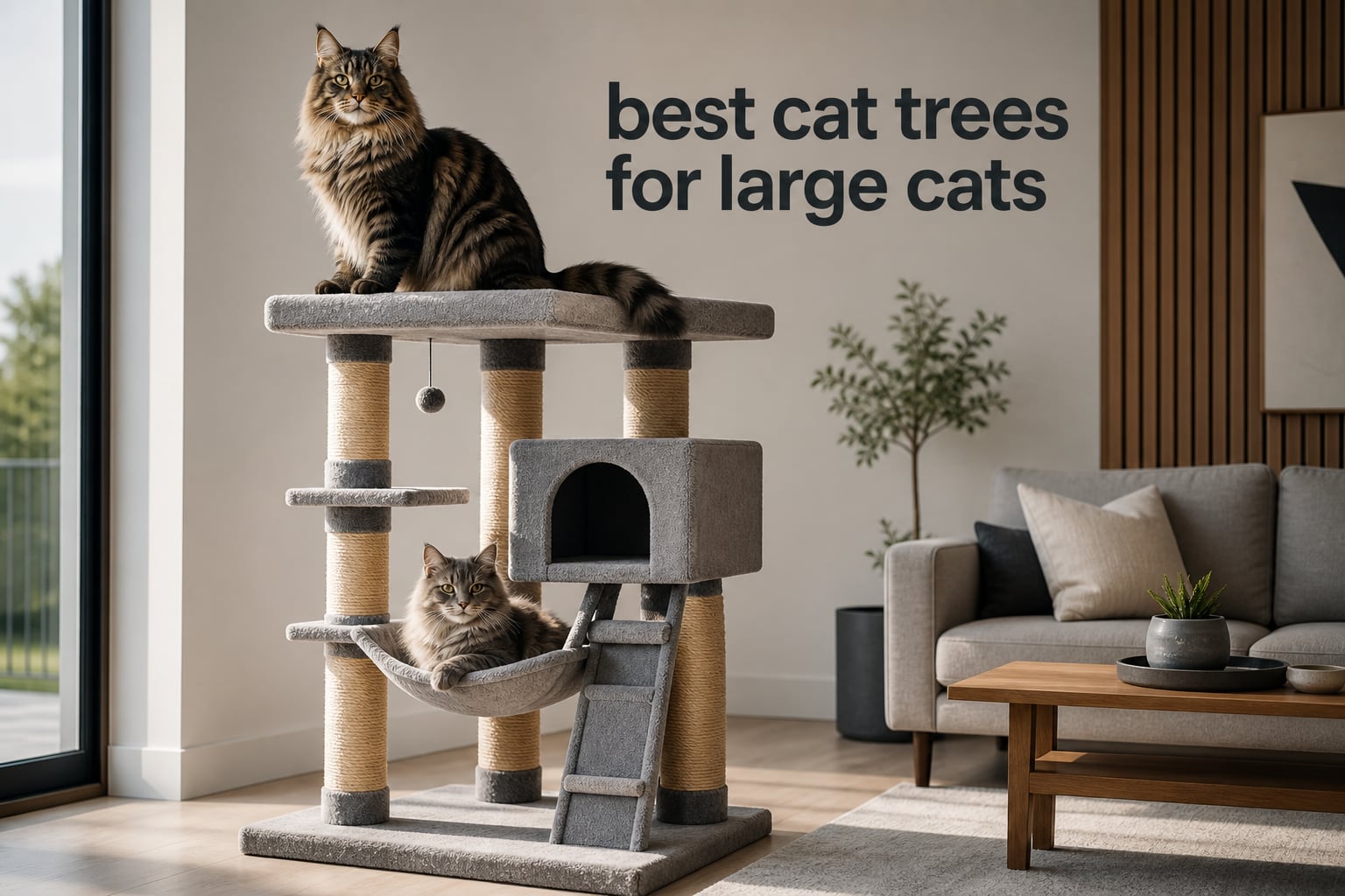 best cat trees for large cats