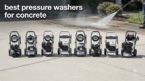 best pressure washers for concrete