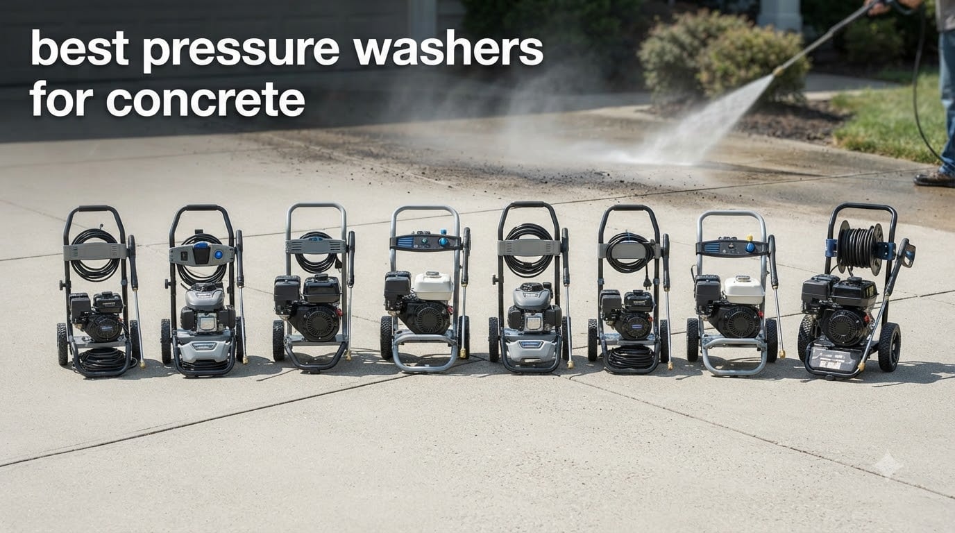 best pressure washers for concrete