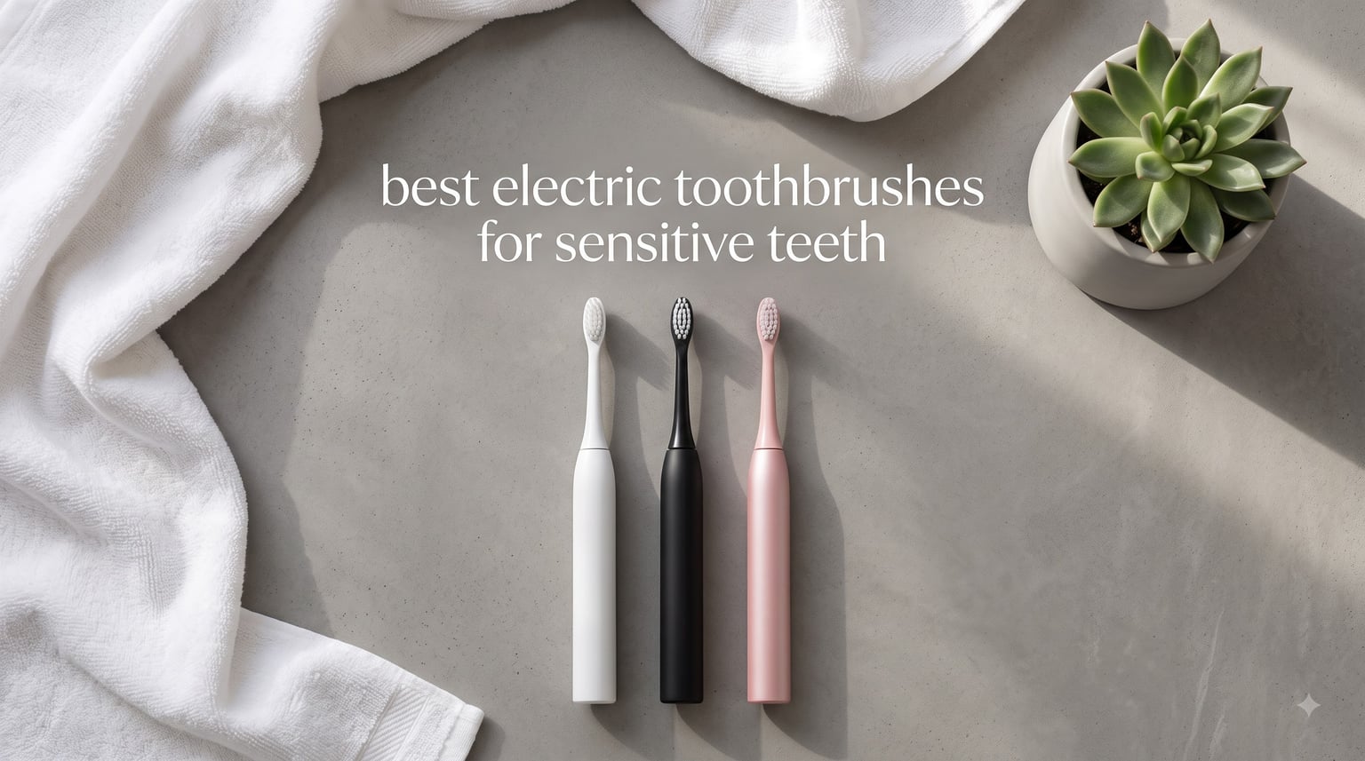 best electric toothbrushes for sensitive teeth